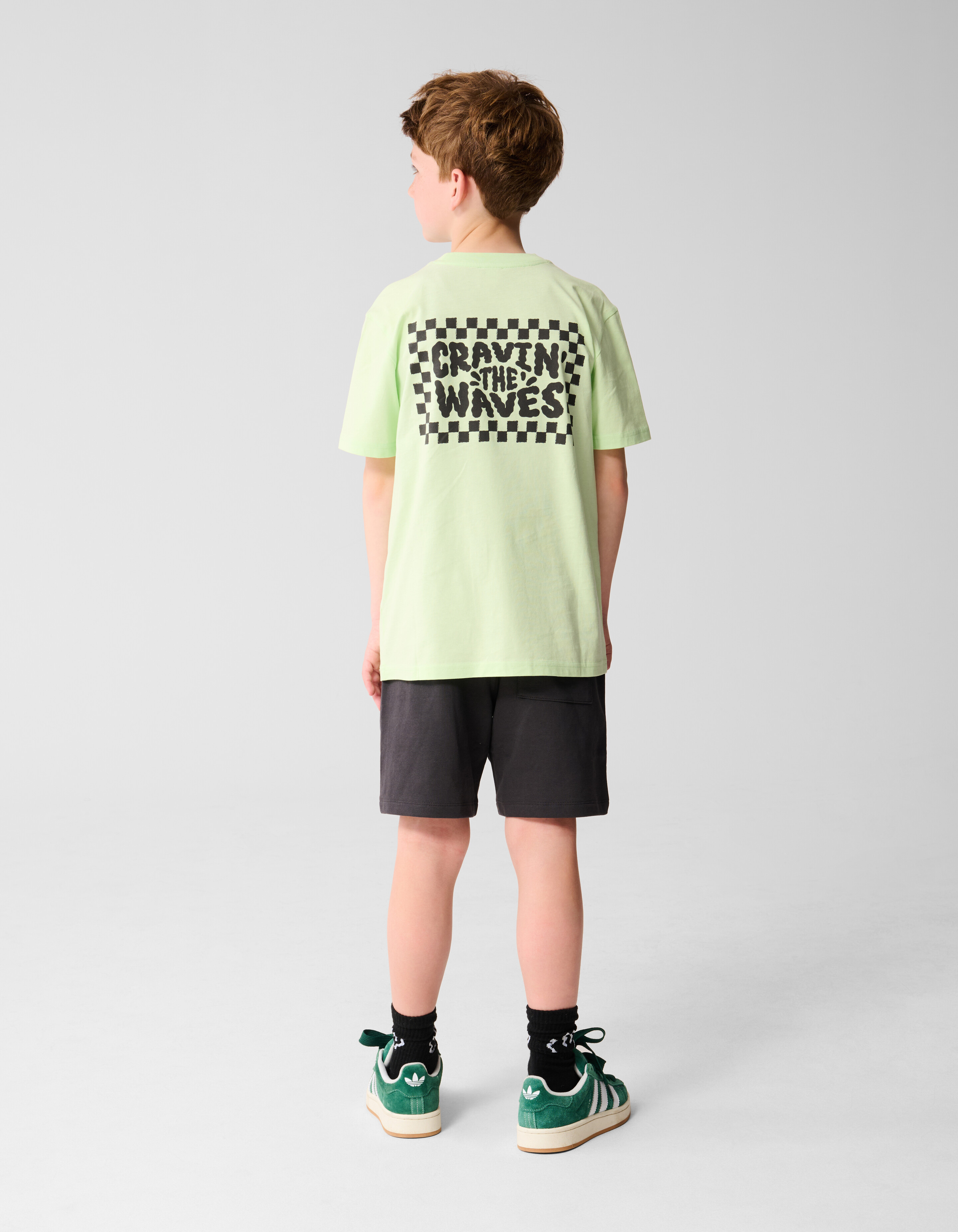 Craving Artwork T-shirt Lichtgroen SHOEBY BOYS