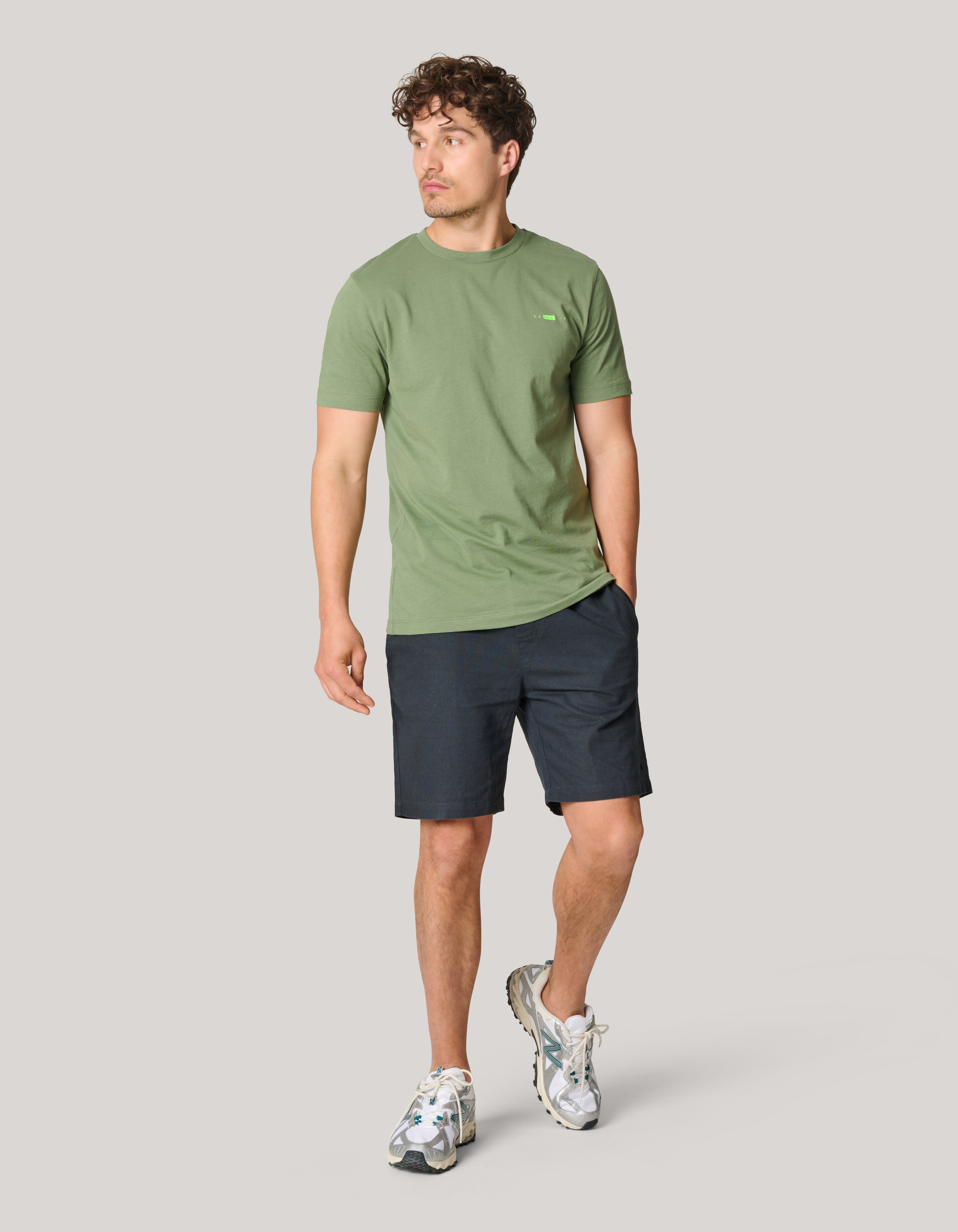 Artwork T-shirt Groen SHOEBY MEN