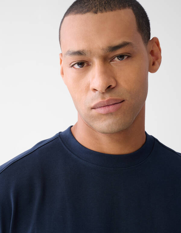 Label T-shirt Donkerblauw SHOEBY MEN