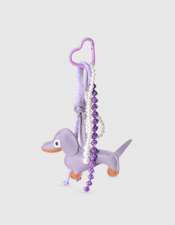 Fun Dog Sleutelhanger Paars SHOEBY ACCESSOIRES