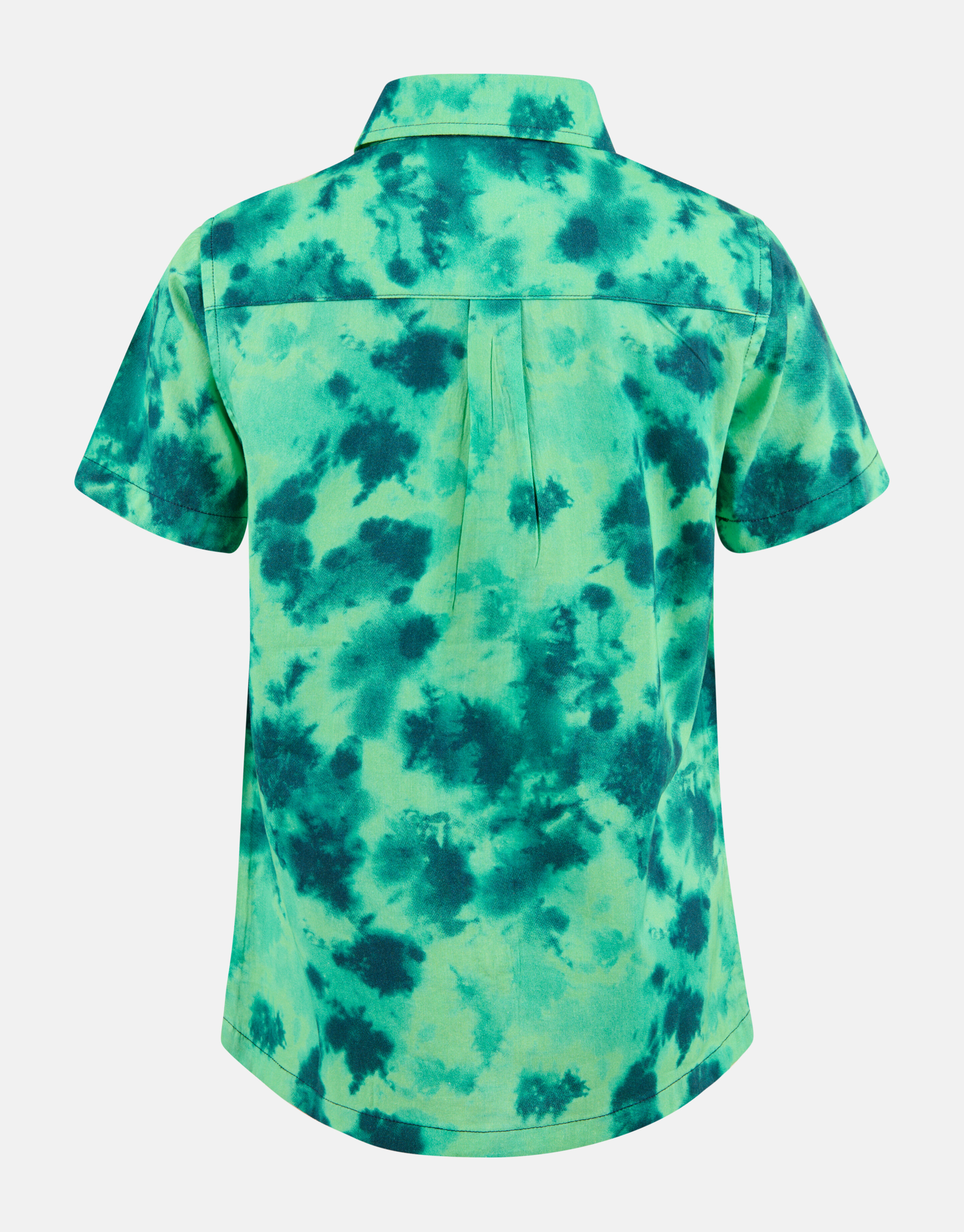 Tie Dye Print Overhemd Groen SHOEBY BOYS