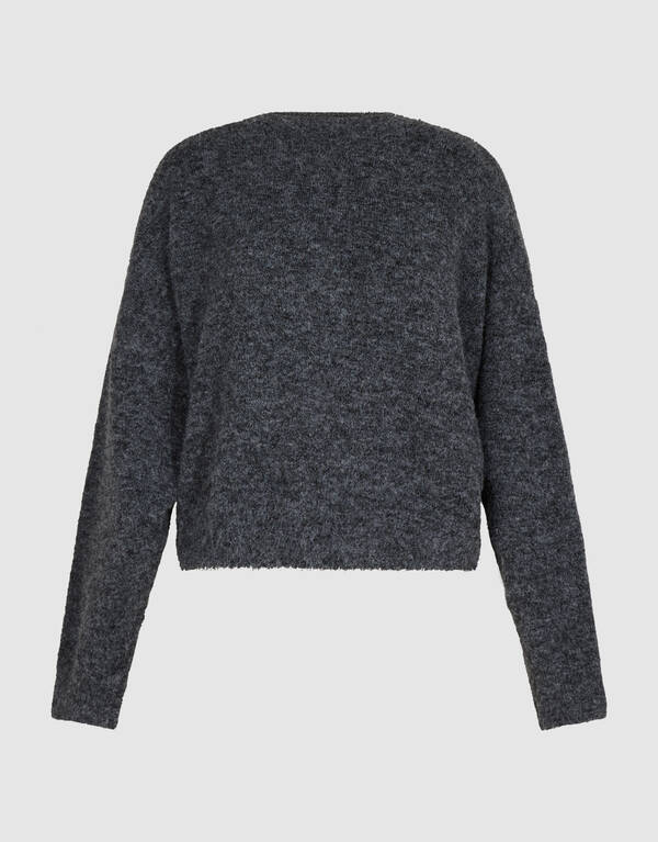 Gebreide Trui Donkergrijs By Anna SHOEBY WOMEN
