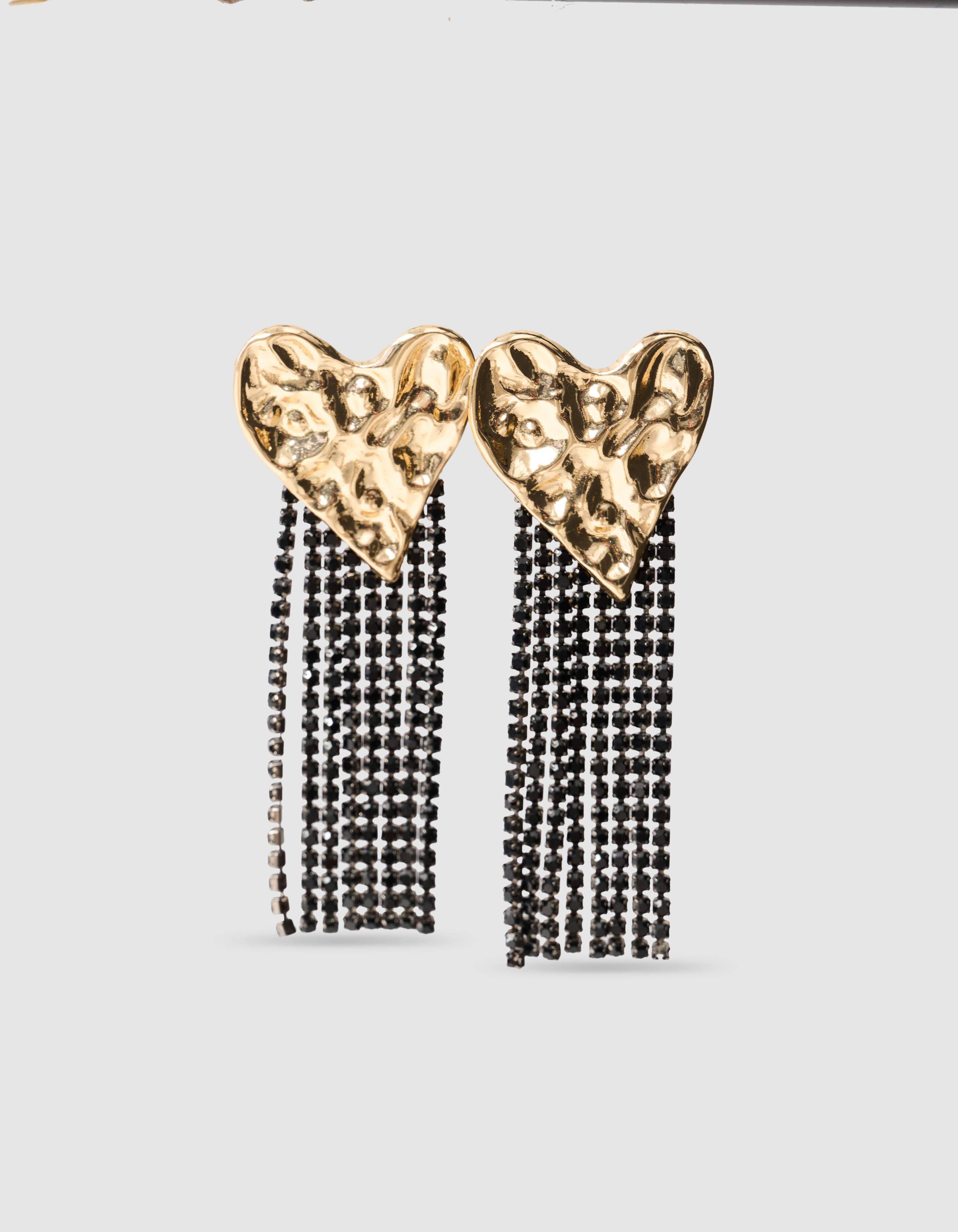 Hammerd Strass Oorbellen Goud SHOEBY ACCESSOIRES