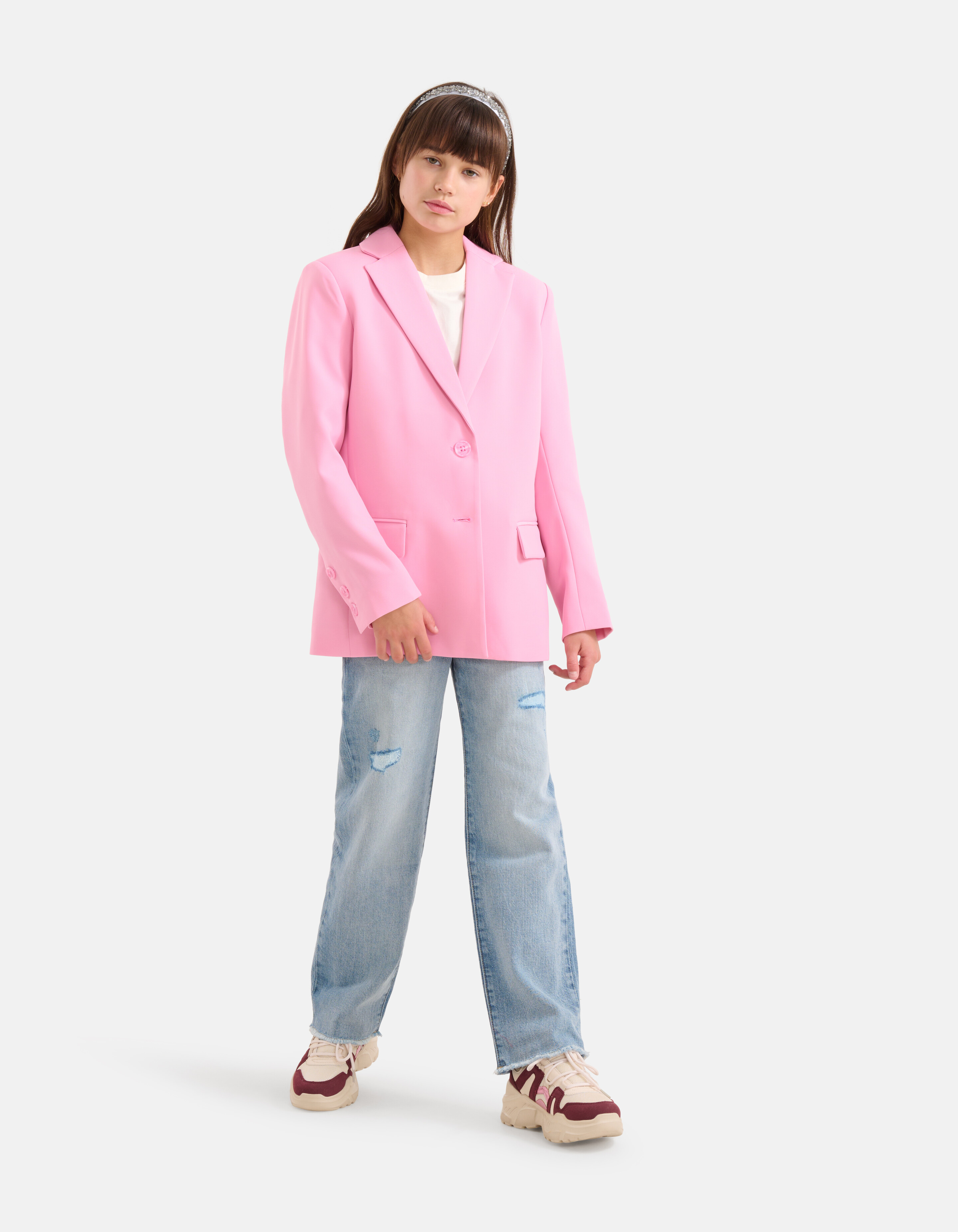Basis Blazer Lichtroze SHOEBY GIRLS