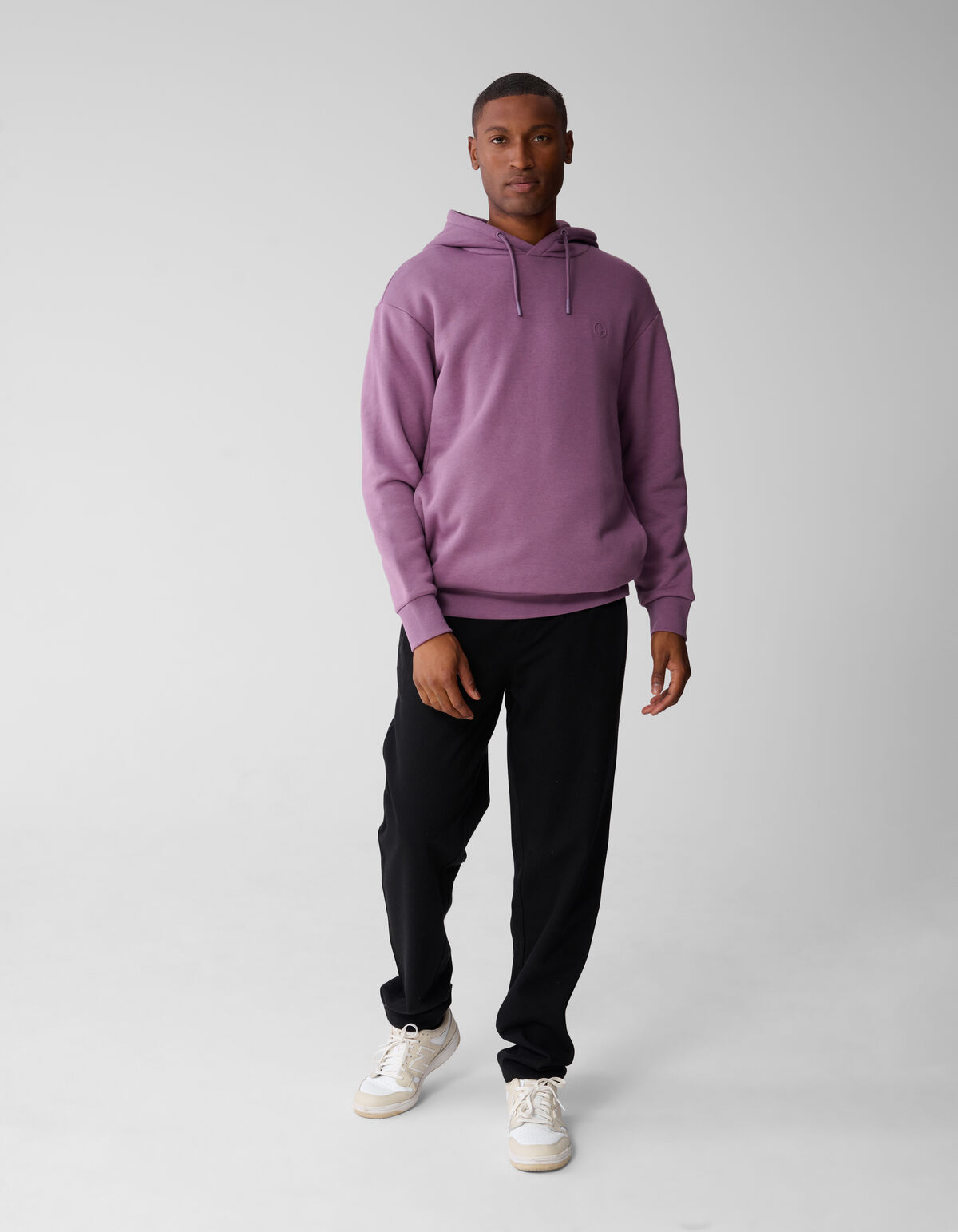 Sweat Hoodie Paars SHOEBY MEN