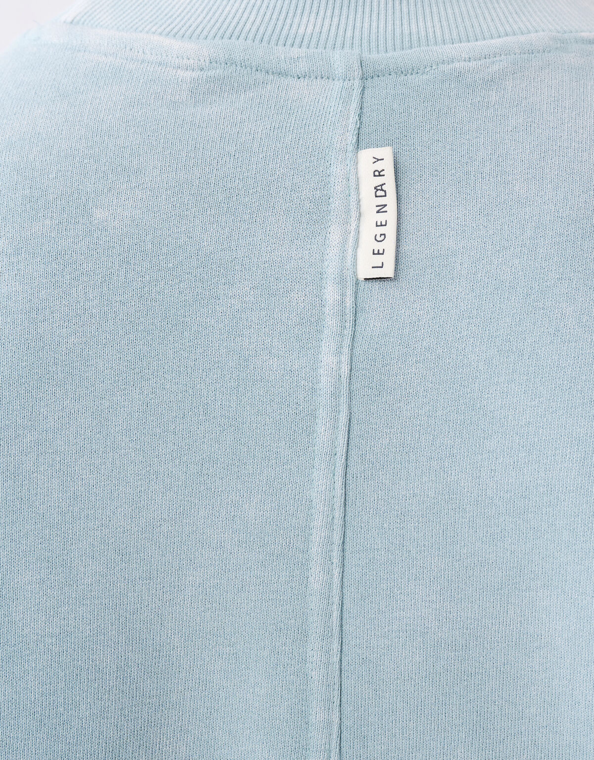 Basis Sweater Washed Lichtblauw SHOEBY MEN