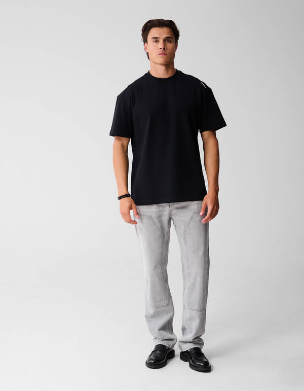 Label T-shirt Zwart SHOEBY MEN