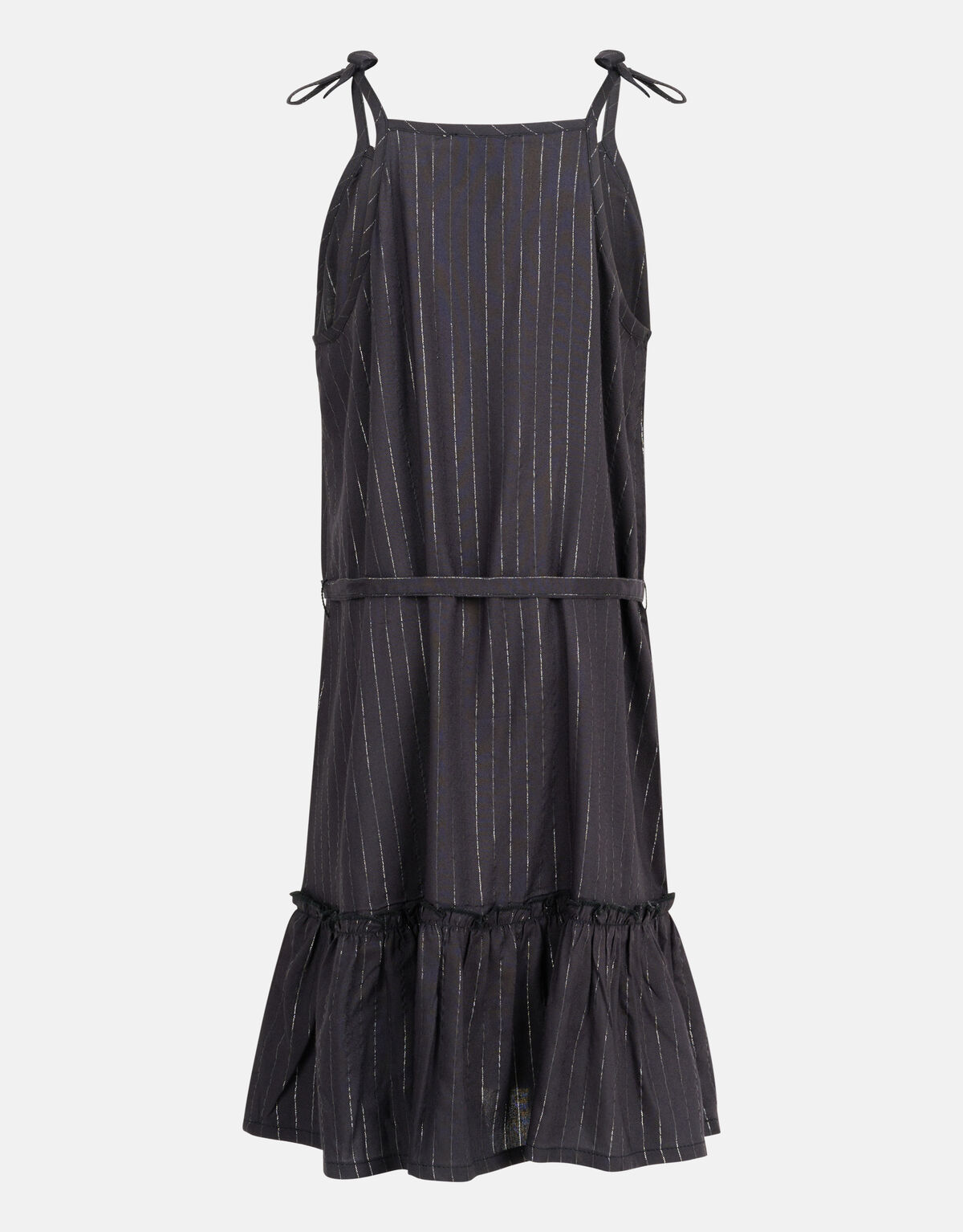 Lurex Jurk Donkergrijs SHOEBY GIRLS