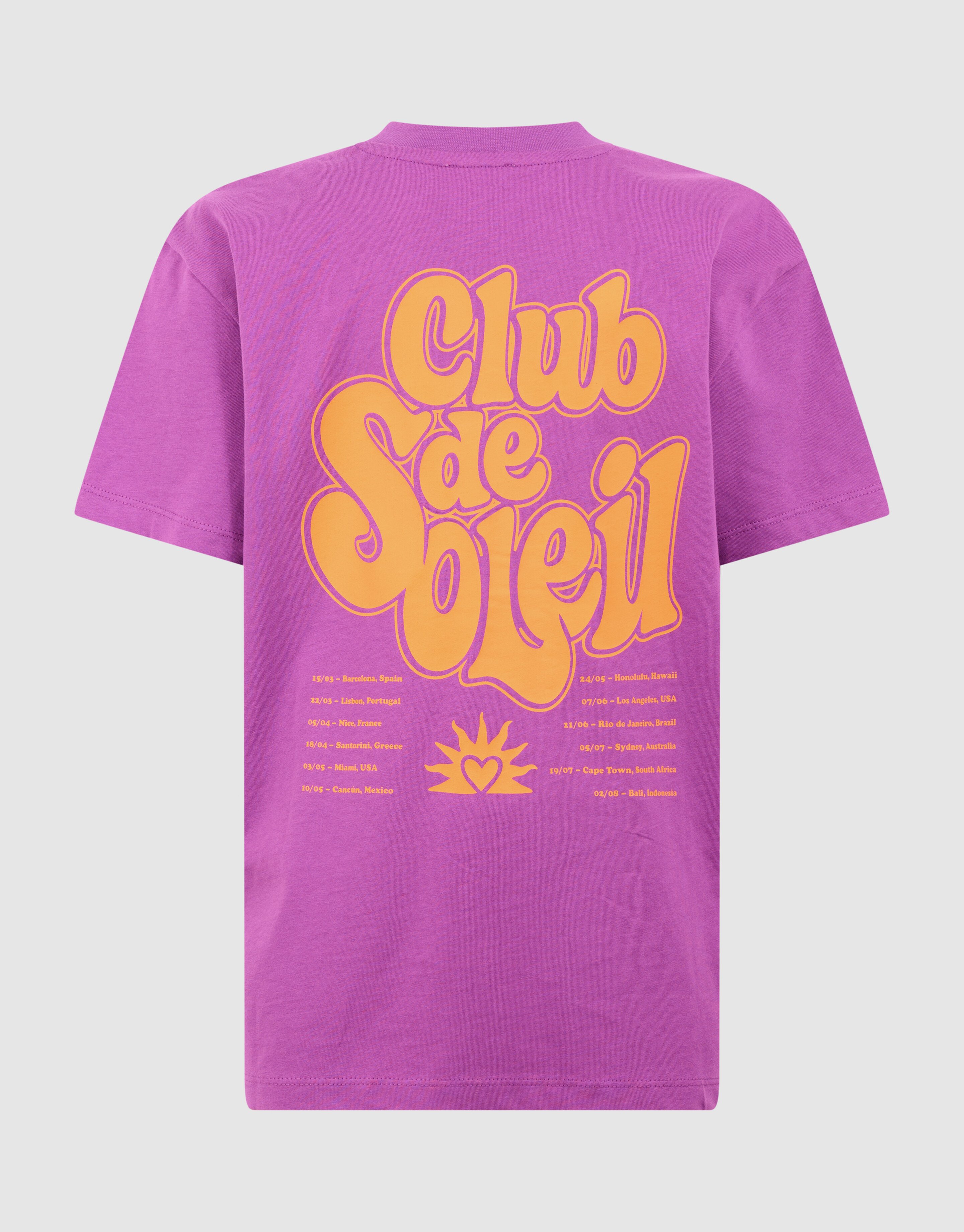 Relaxed Fit Artwork T-shirt Paars SHOEBY GIRLS
