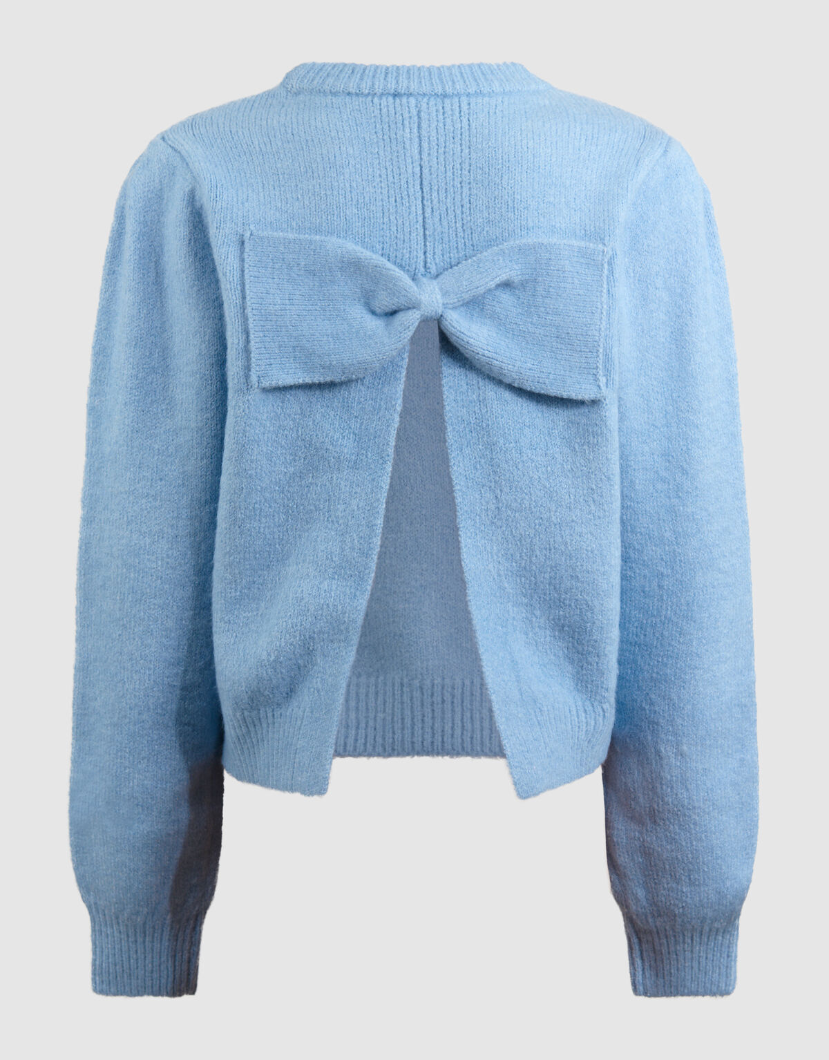 Open Back Strik Trui Lichtblauw SHOEBY GIRLS