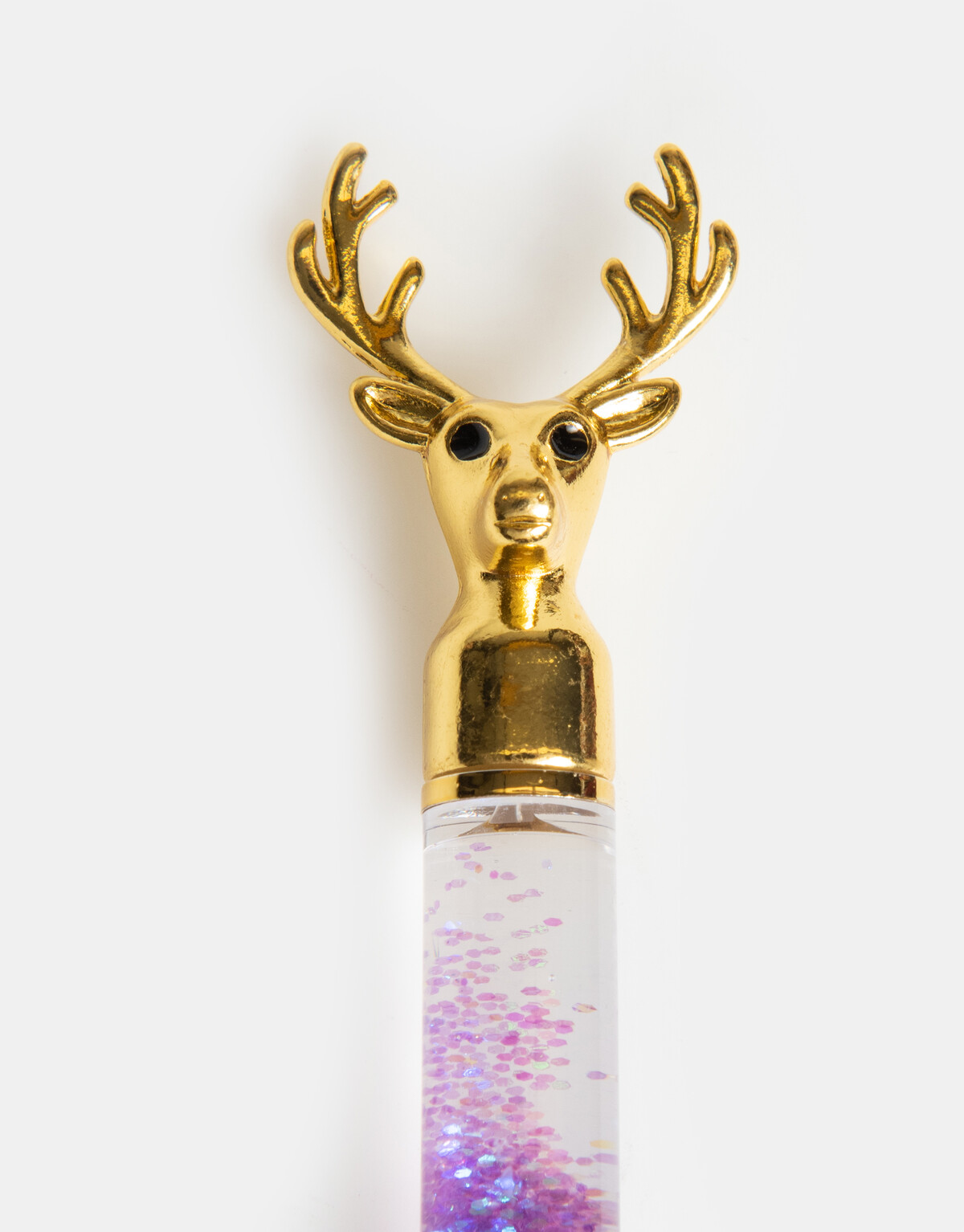 Glitter Reindeer Pen