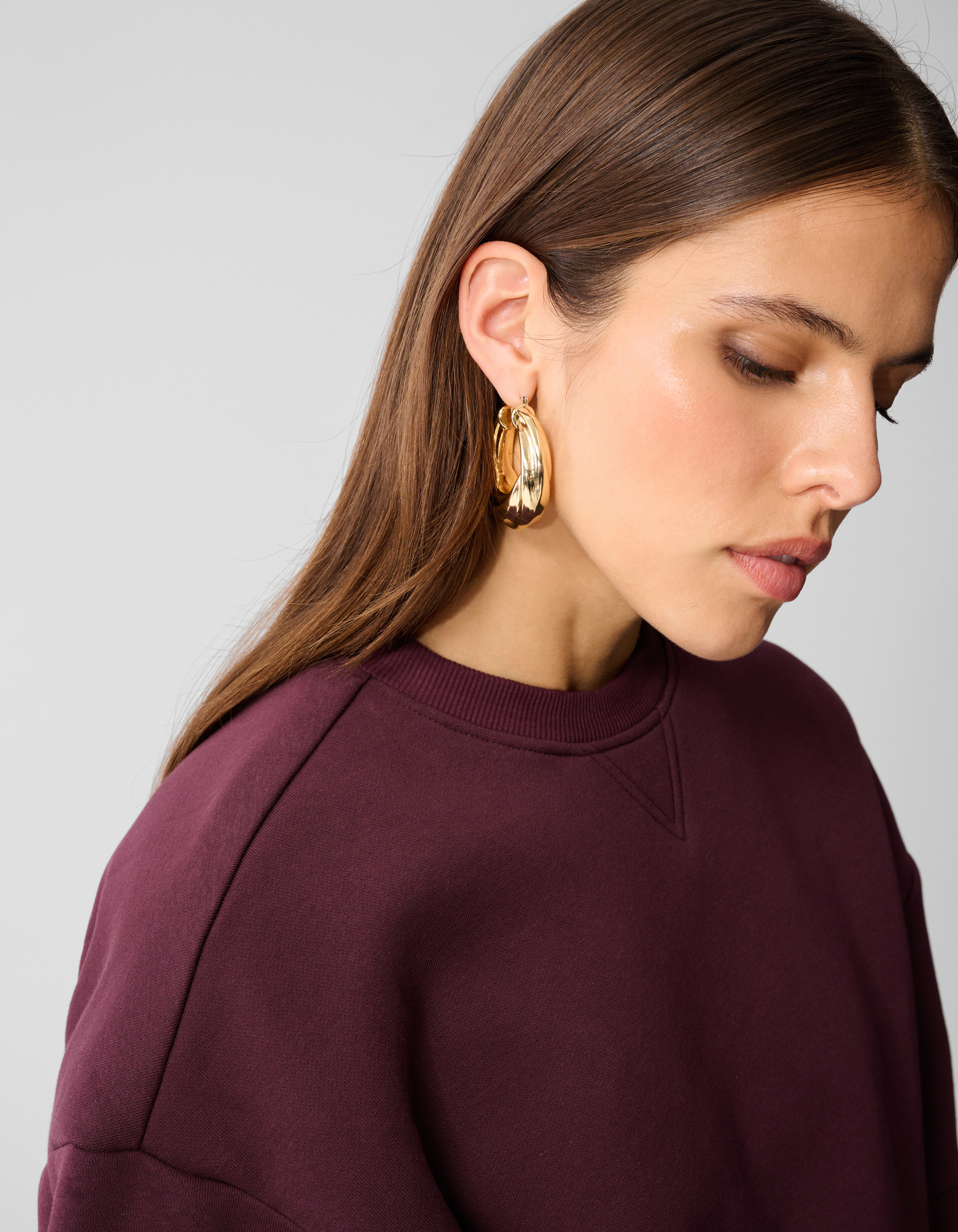 Twisted Hoop Oorbellen Goud SHOEBY ACCESSOIRES