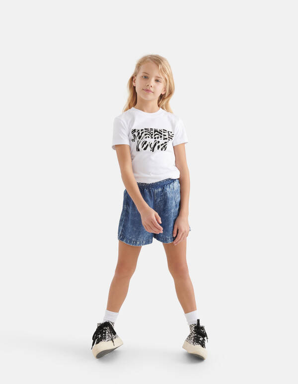 Braided Short Lichtblauw SHOEBY GIRLS