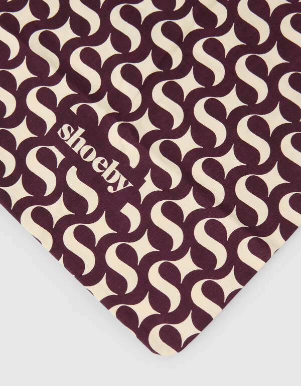 Shoeby Logo Shopper Gebroken Wit SHOEBY ACCESSOIRES