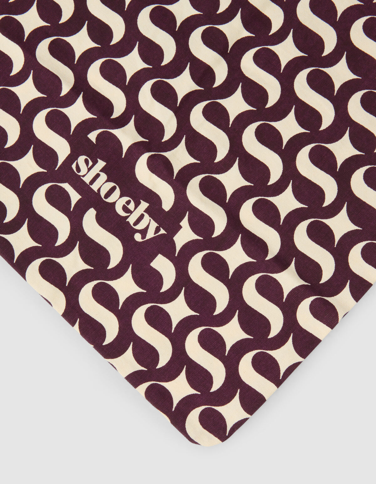 Shoeby Logo Shopper Gebroken Wit SHOEBY ACCESSOIRES