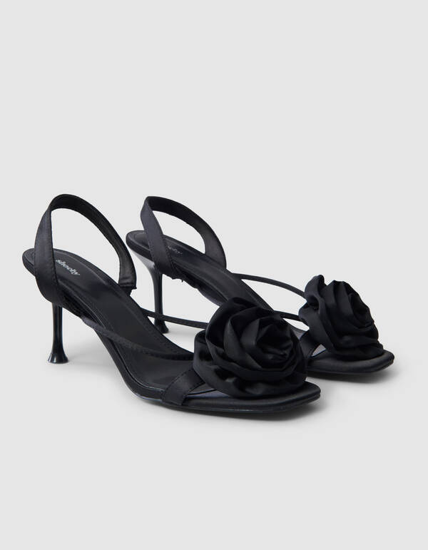 Bloem Hakken Zwart SHOEBY SHOES