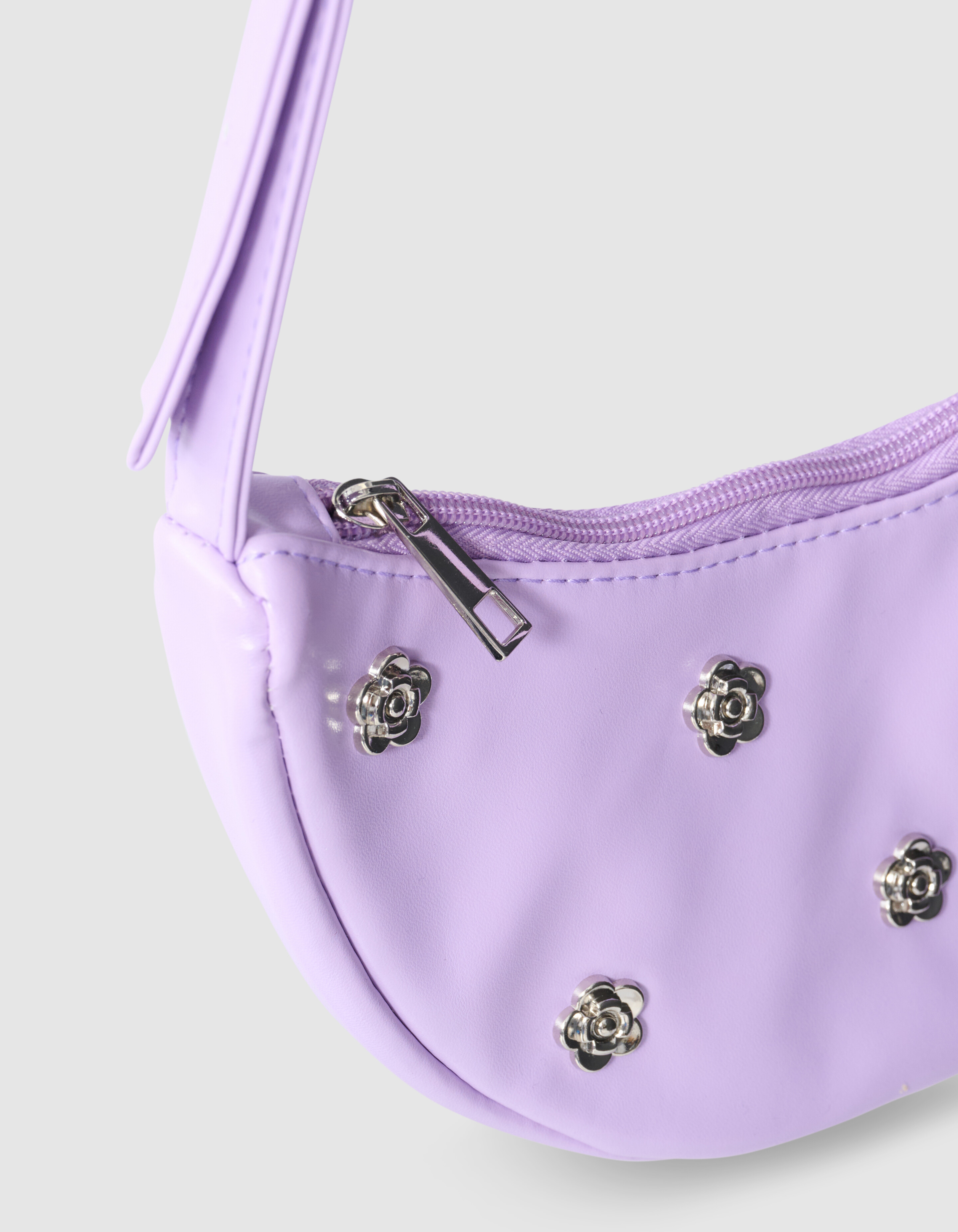 Rose Stud Tas Paars SHOEBY ACCESSOIRES
