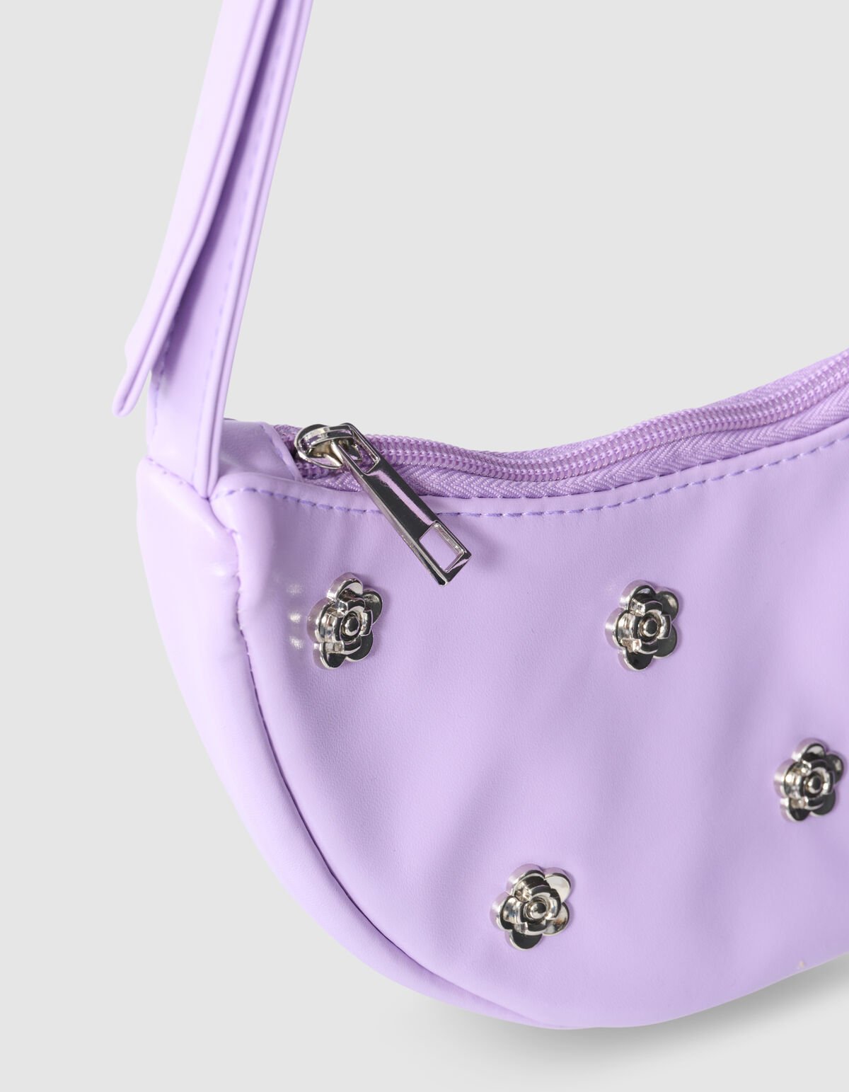 Rose Stud Tas Paars SHOEBY ACCESSOIRES