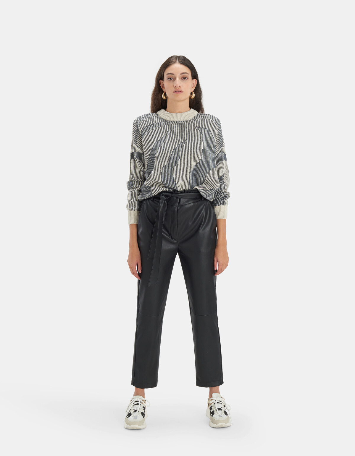 Vegan Leather Paperbag Broek EKSEPT