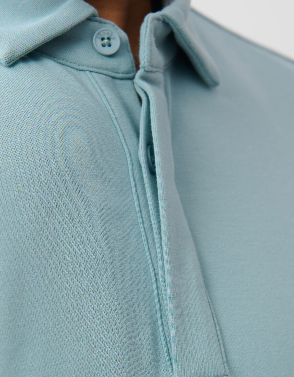 Jersey Polo Lichtblauw SHOEBY MEN