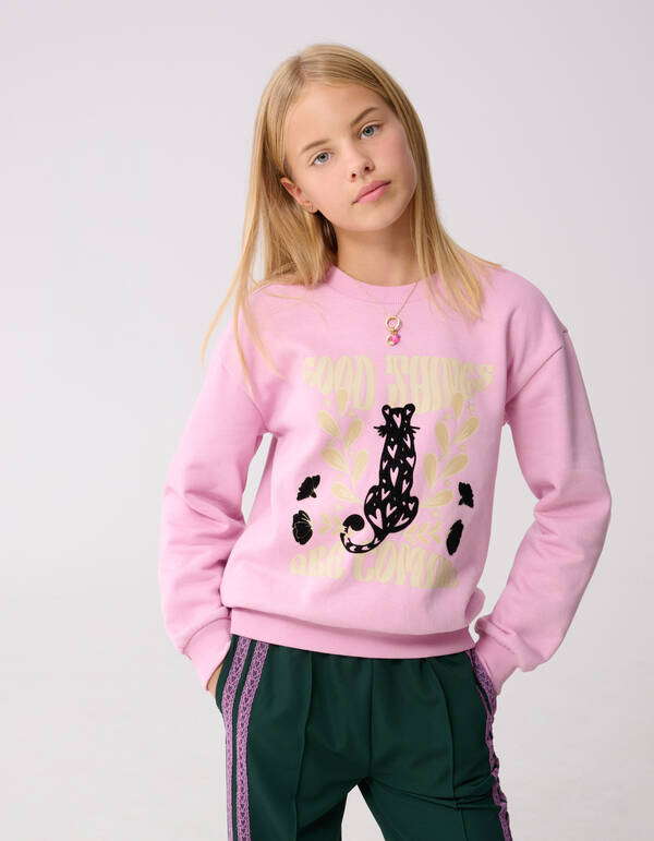 Good Things Artwork Sweater Lichtroze SHOEBY GIRLS
