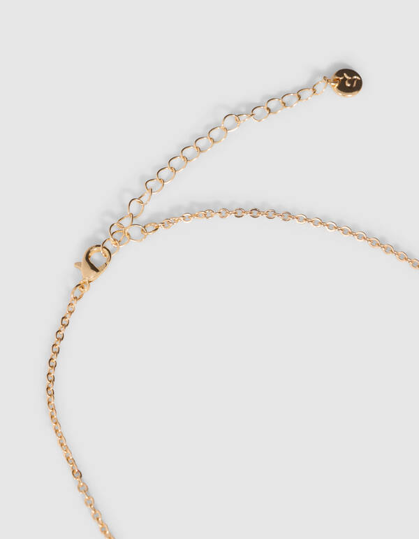 Palm Love Charm Ketting Goud SHOEBY ACCESSOIRES