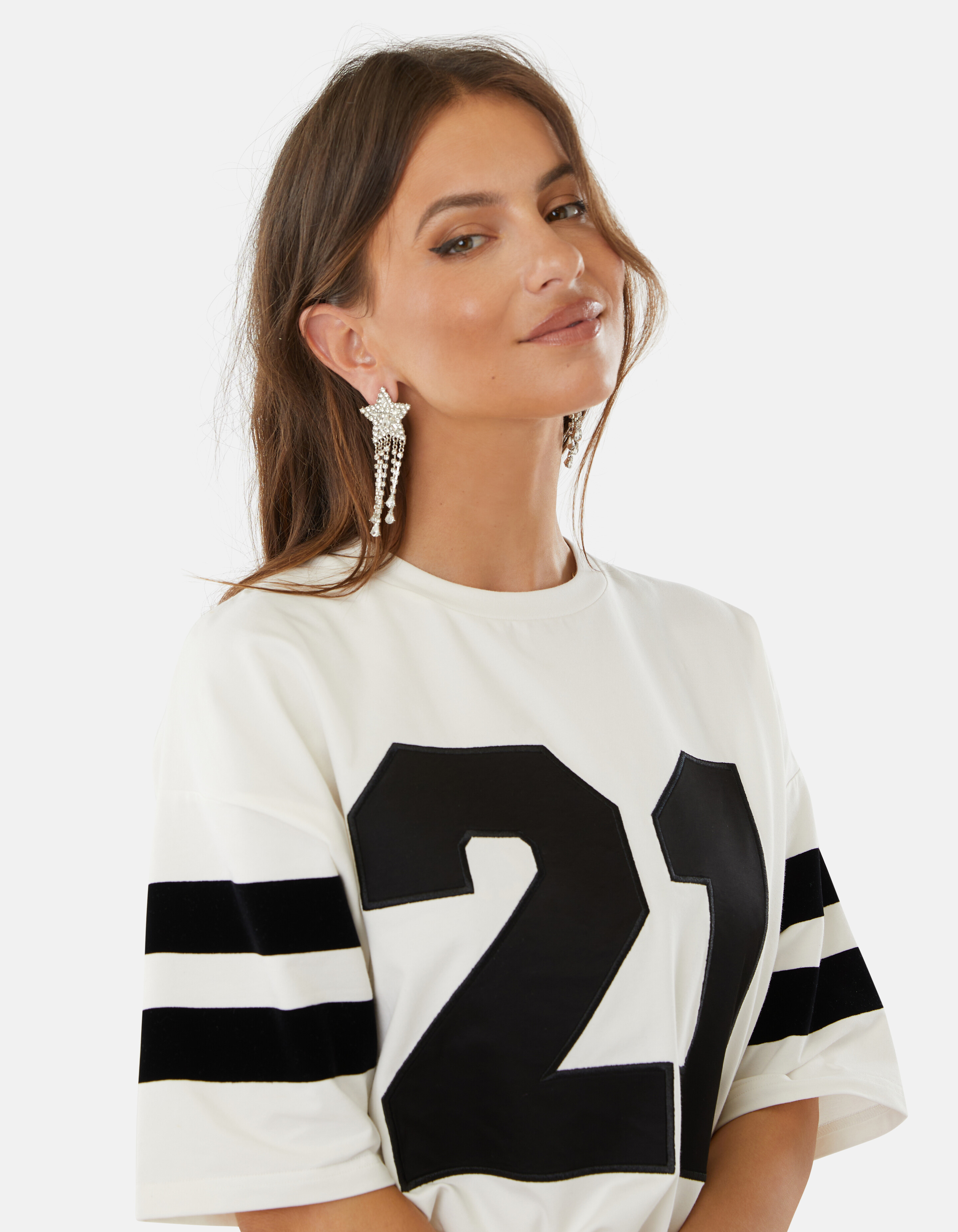 Artwork T-shirt Gebroken Wit By Lizzy SHOEBY WOMEN