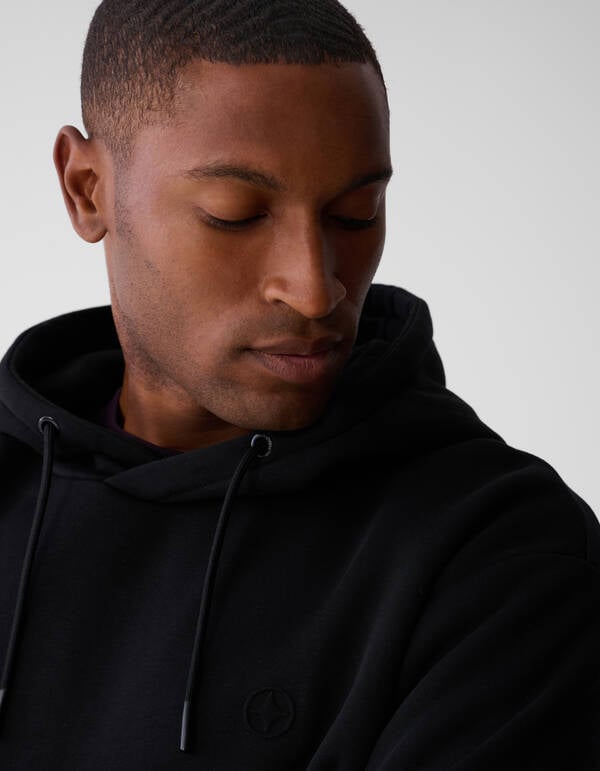 Sweat Hoodie Zwart SHOEBY MEN