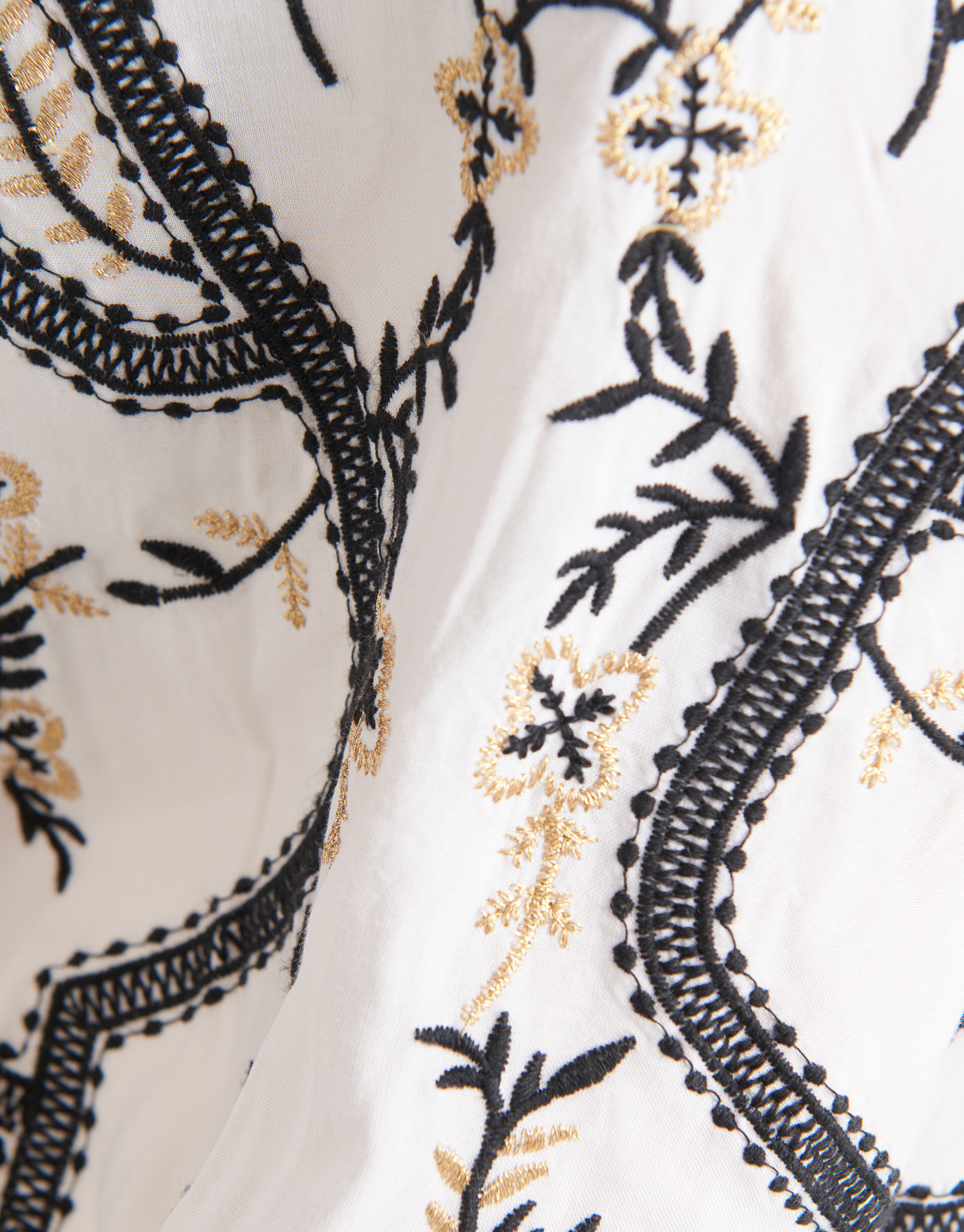 Embroidery Blouse Gebroken Wit By Mieke SHOEBY WOMEN