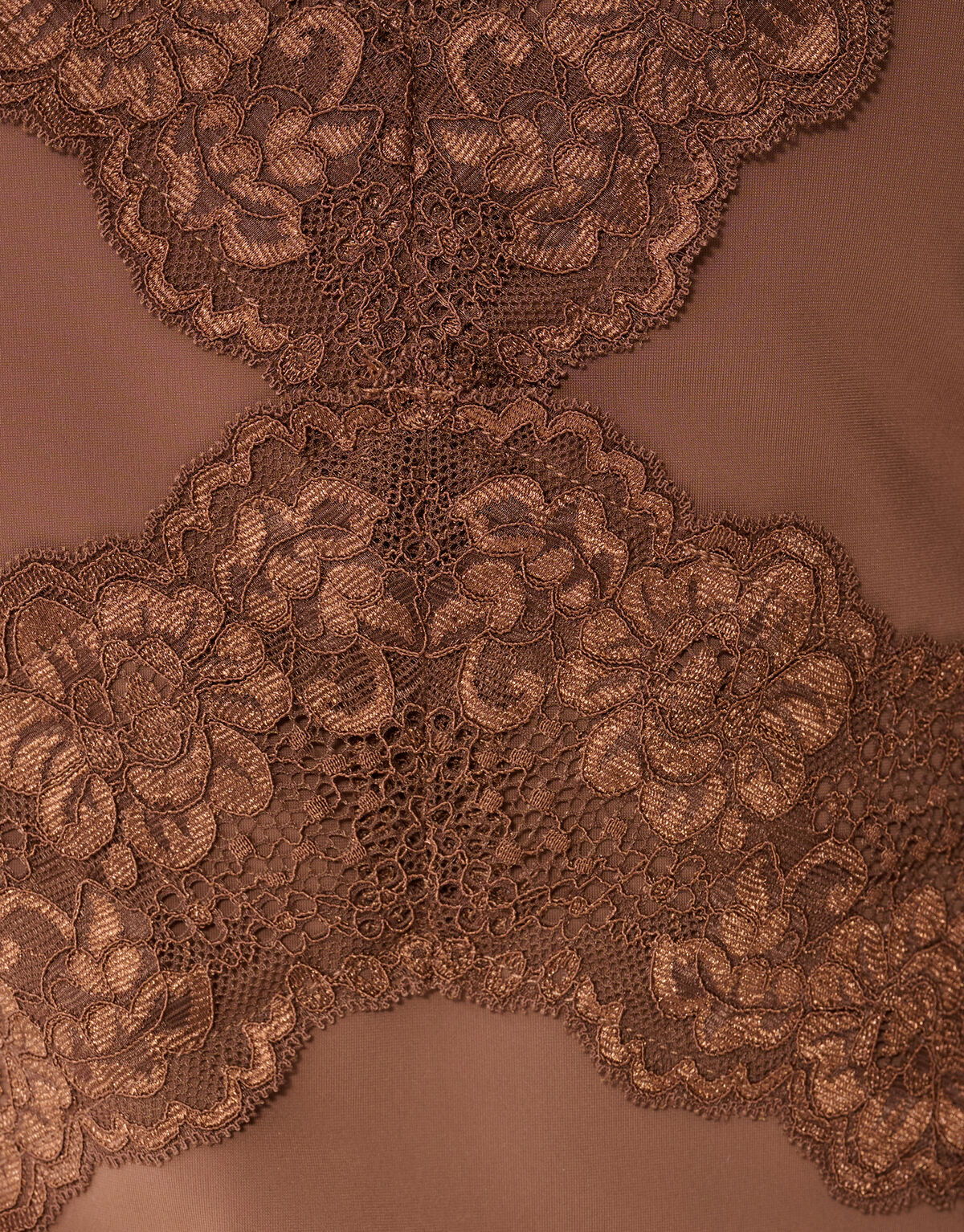 Kanten Singlet Top Bruin SHOEBY WOMEN