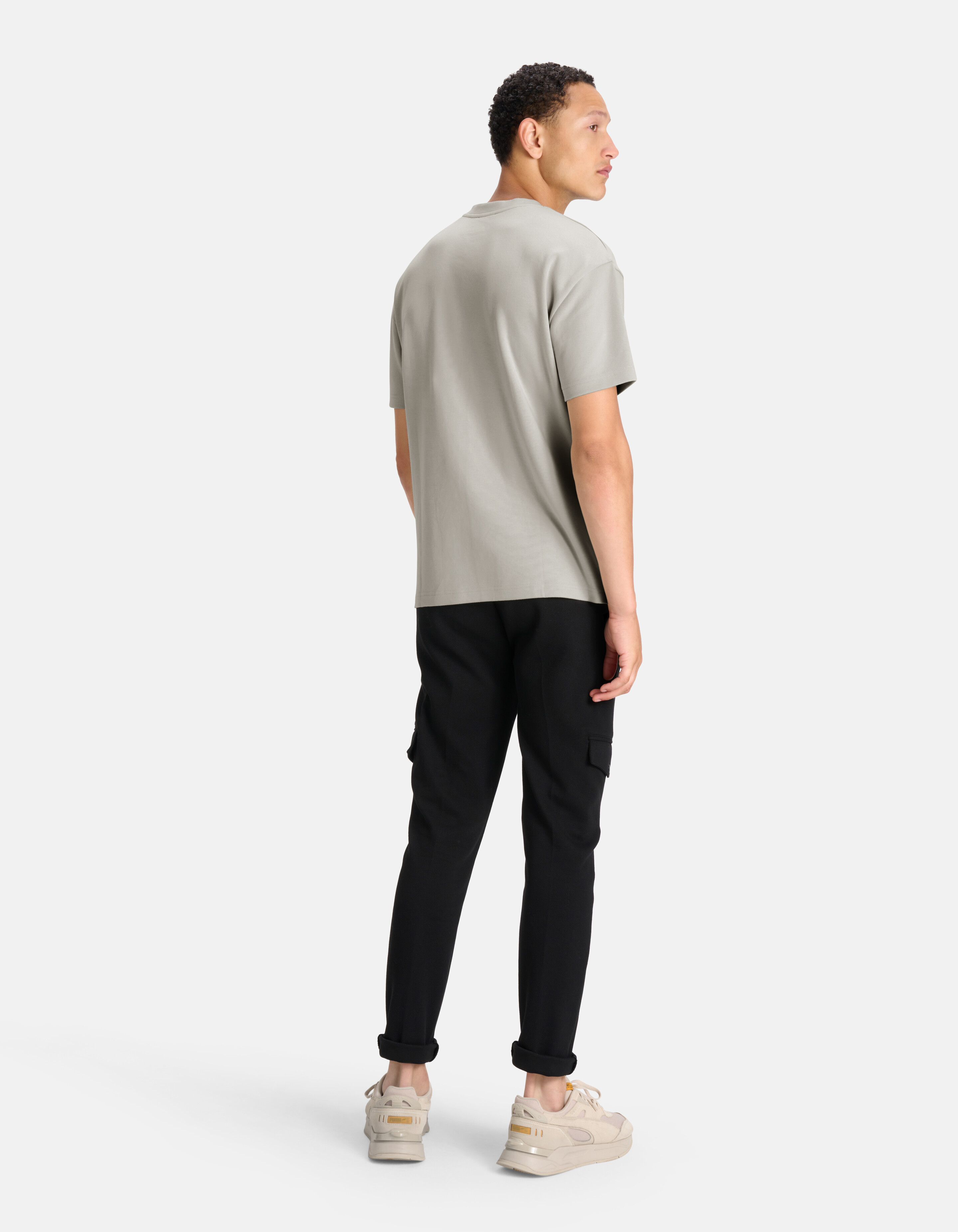 Relaxed Fit T-shirt Beige SHOEBY MEN