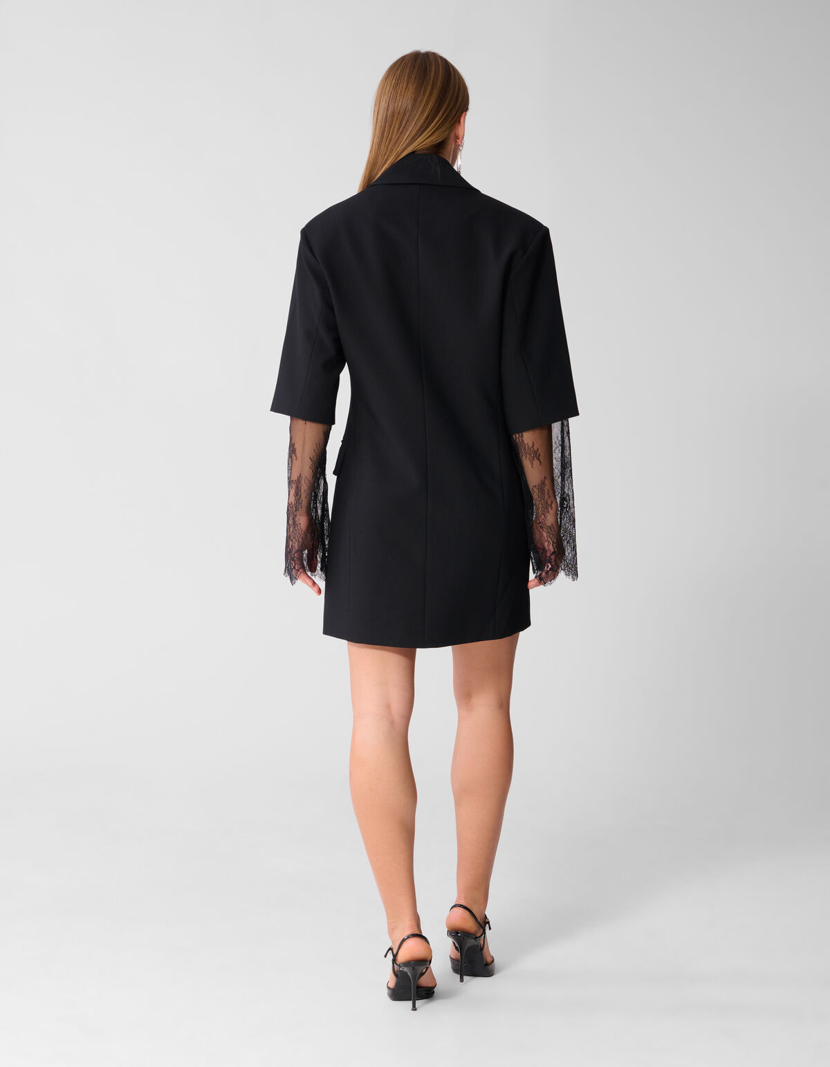 Kanten Blazer Jurk Zwart SHOEBY WOMEN