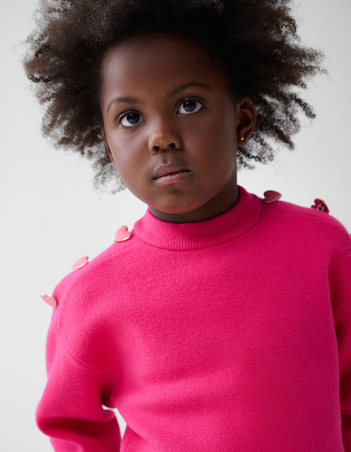 Fancy Button Trui Roze SHOEBY GIRLS