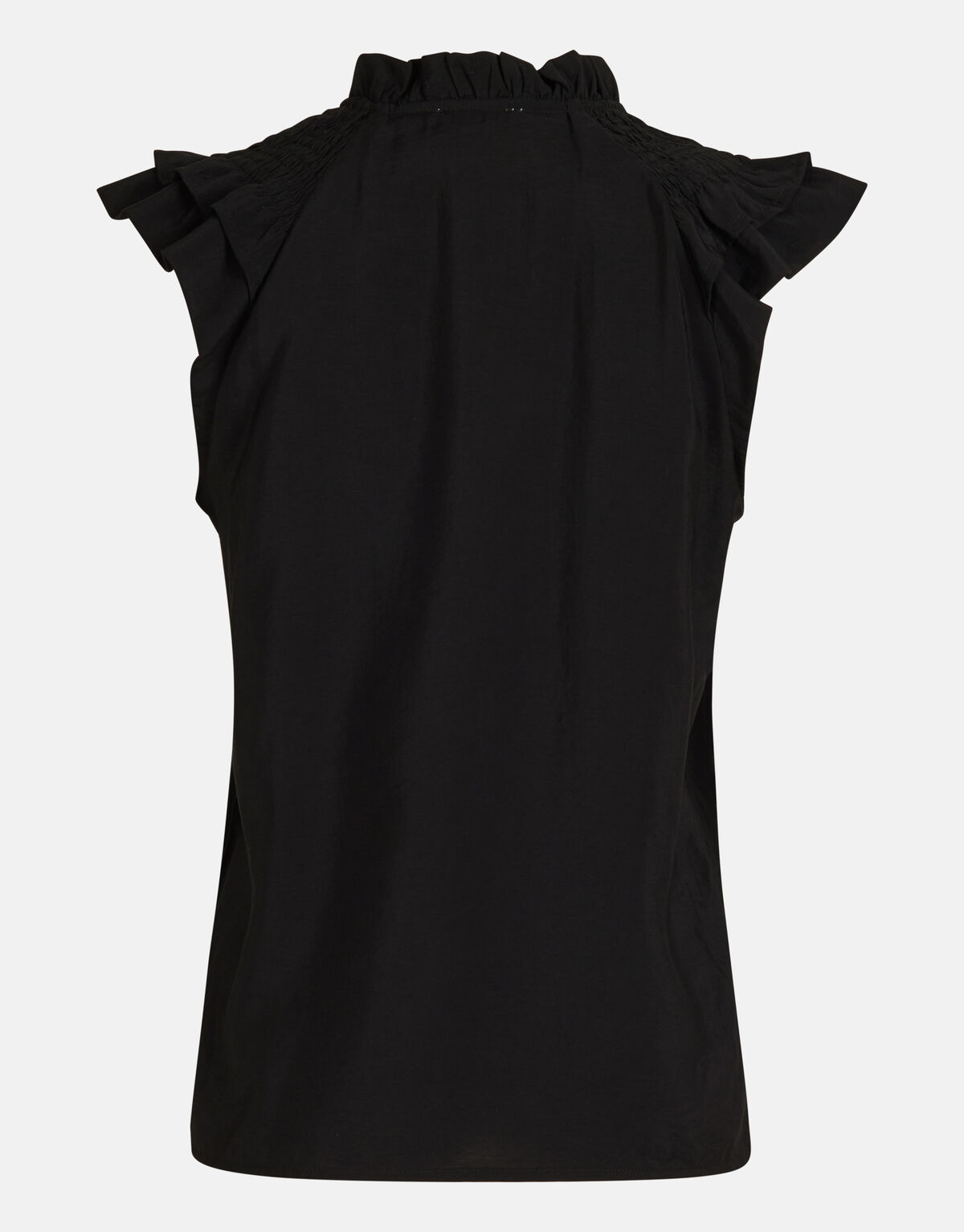 Ruffle Top Zwart SHOEBY WOMEN