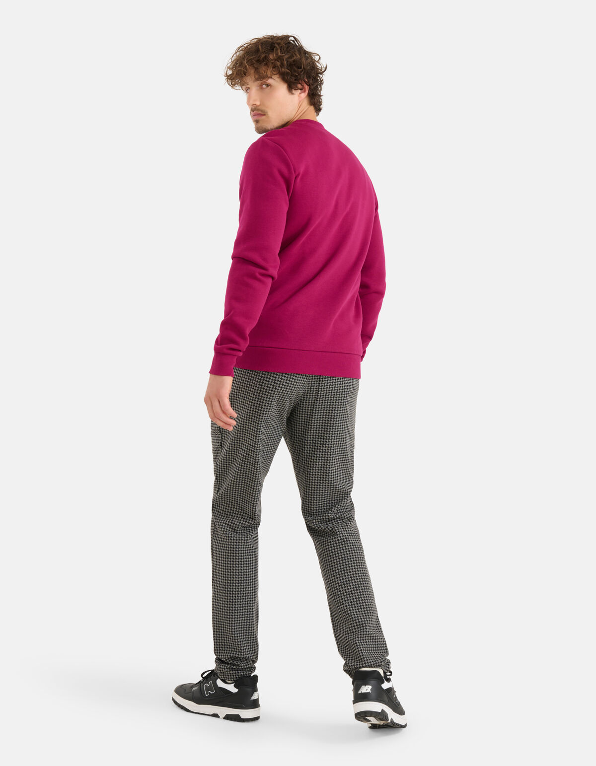 Pied De Poule Pantalon Zwart SHOEBY MEN