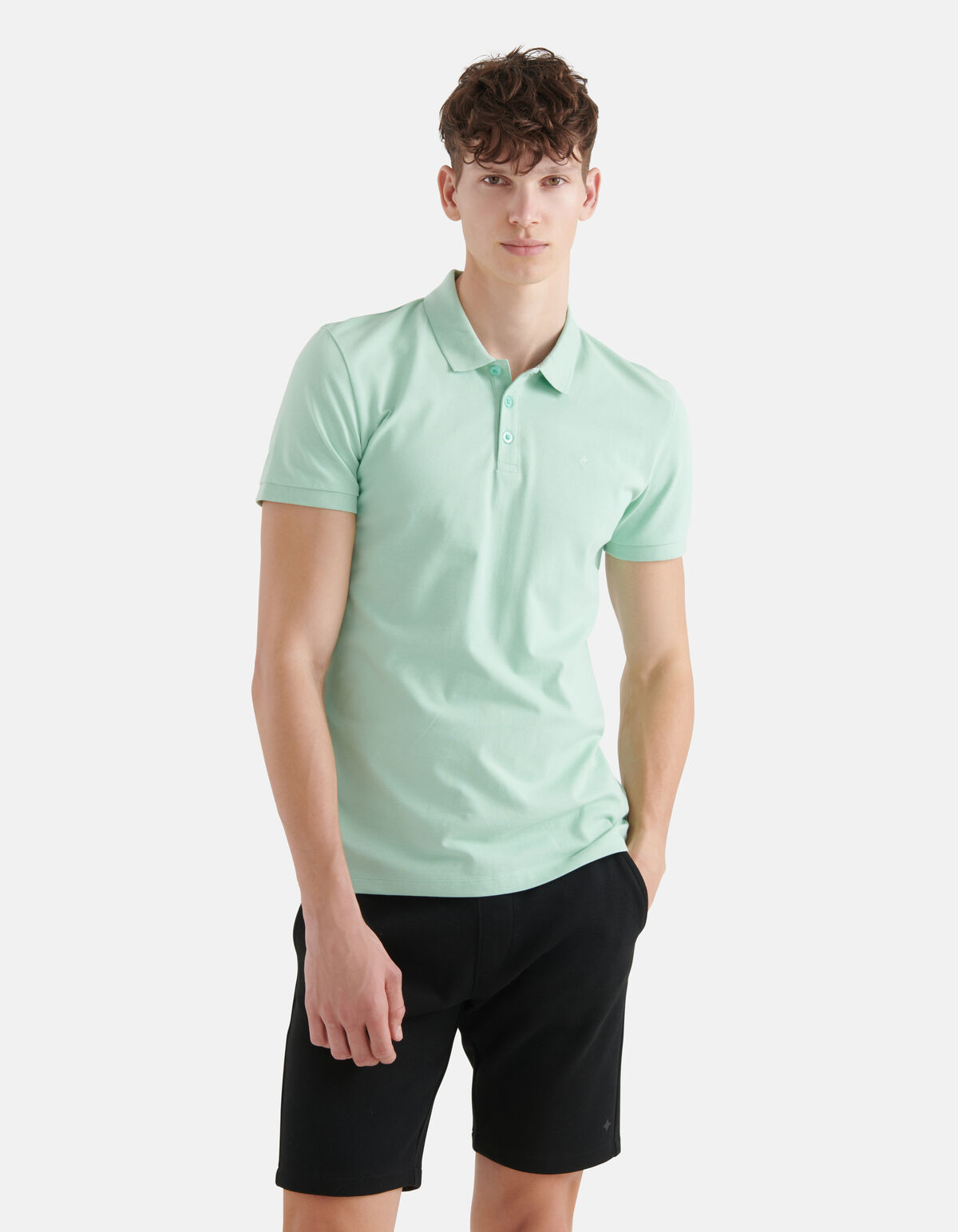 Basis Polo Lichtgroen SHOEBY MEN