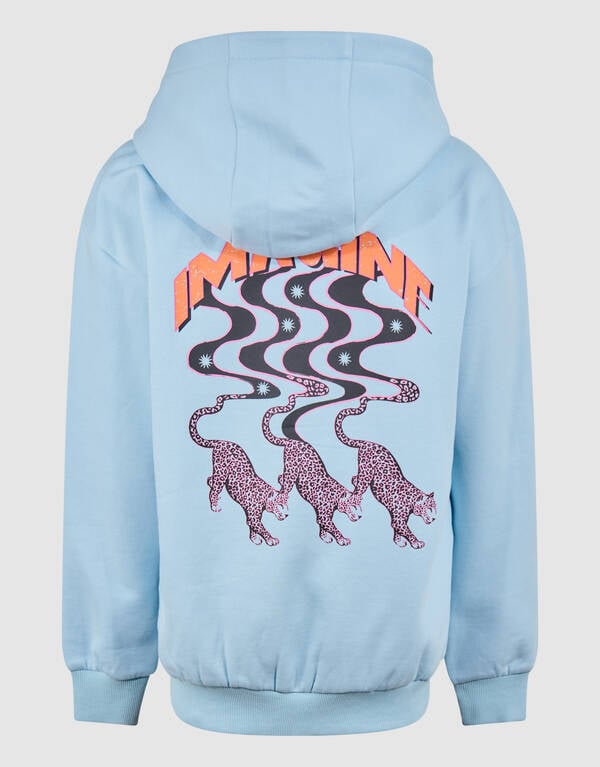 Imagine Artwork Hoodie Lichtblauw SHOEBY GIRLS