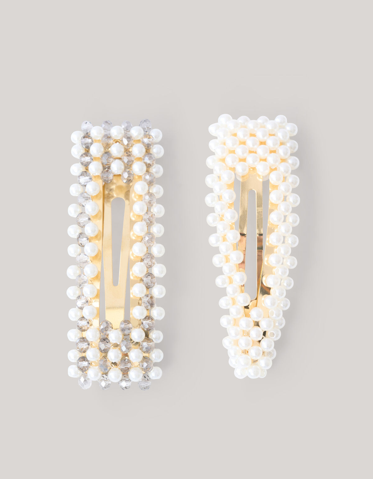 Parel Haarclip Set Gebroken Wit SHOEBY ACCESSOIRES