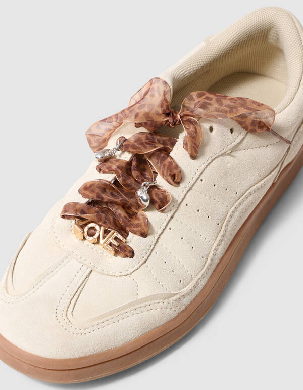Leopard Schoenveters Bruin SHOEBY ACCESSOIRES