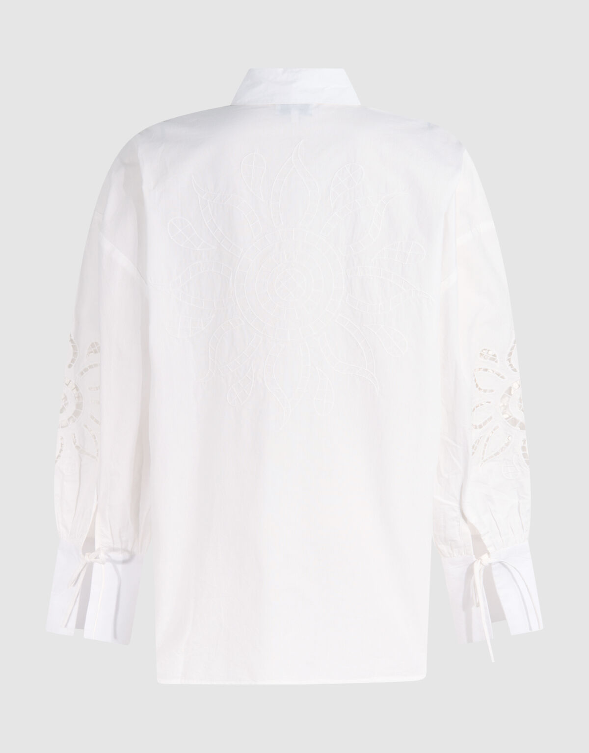 Embroidery Blouse Wit SHOEBY WOMEN