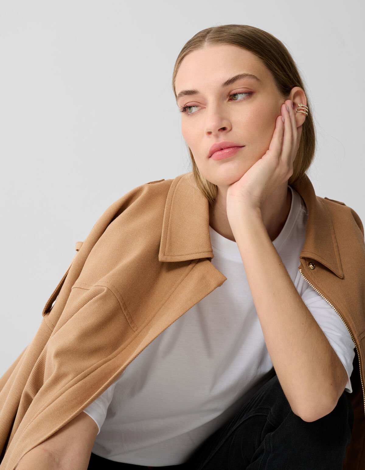 Oversized Bomber Jack Camel By Lonneke SHOEBY WOMEN