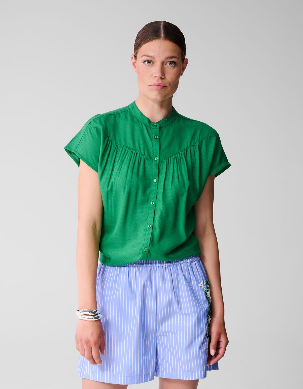 Structuur Top Groen SHOEBY WOMEN