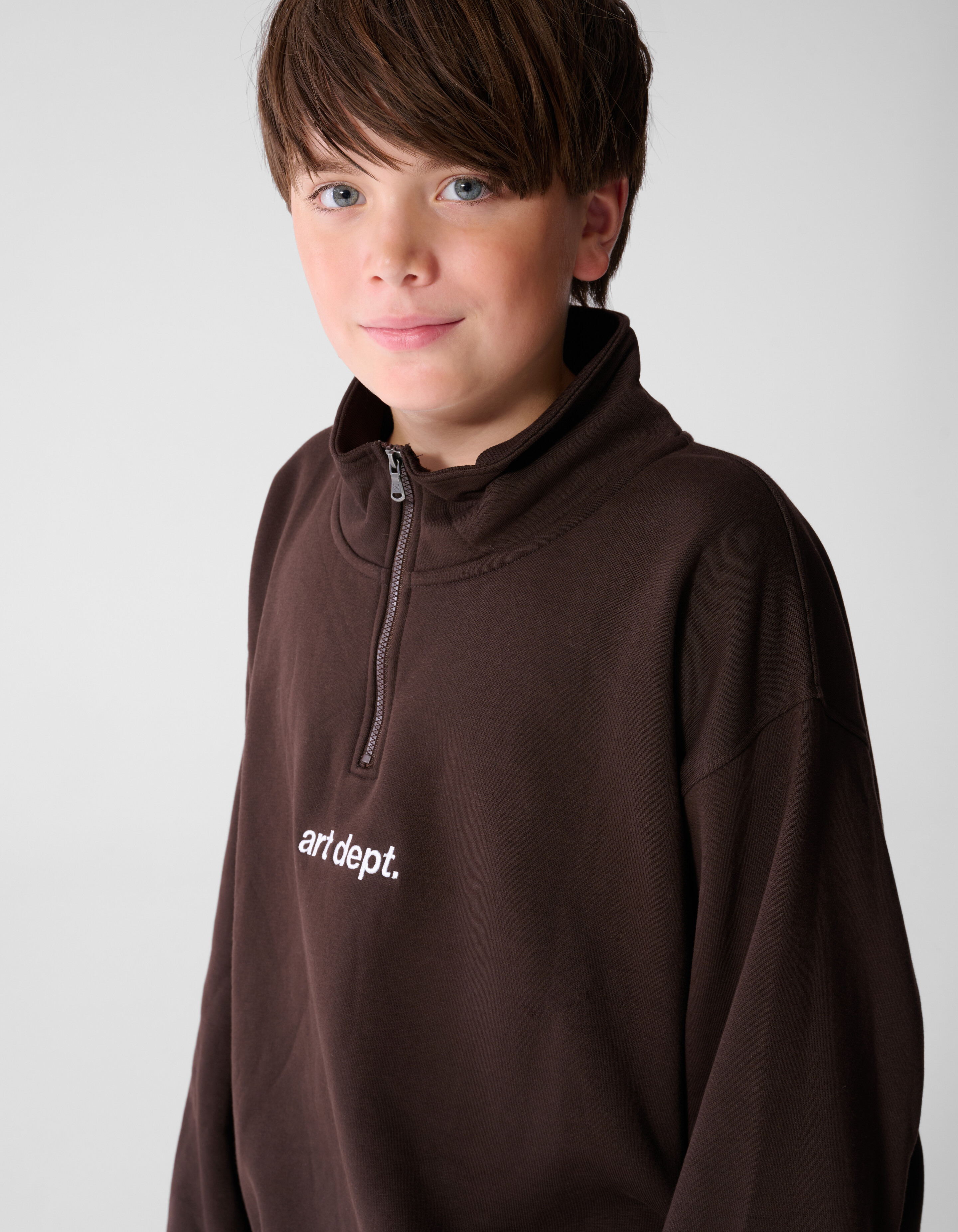 Art Dept Sweater Donkerbruin SHOEBY BOYS