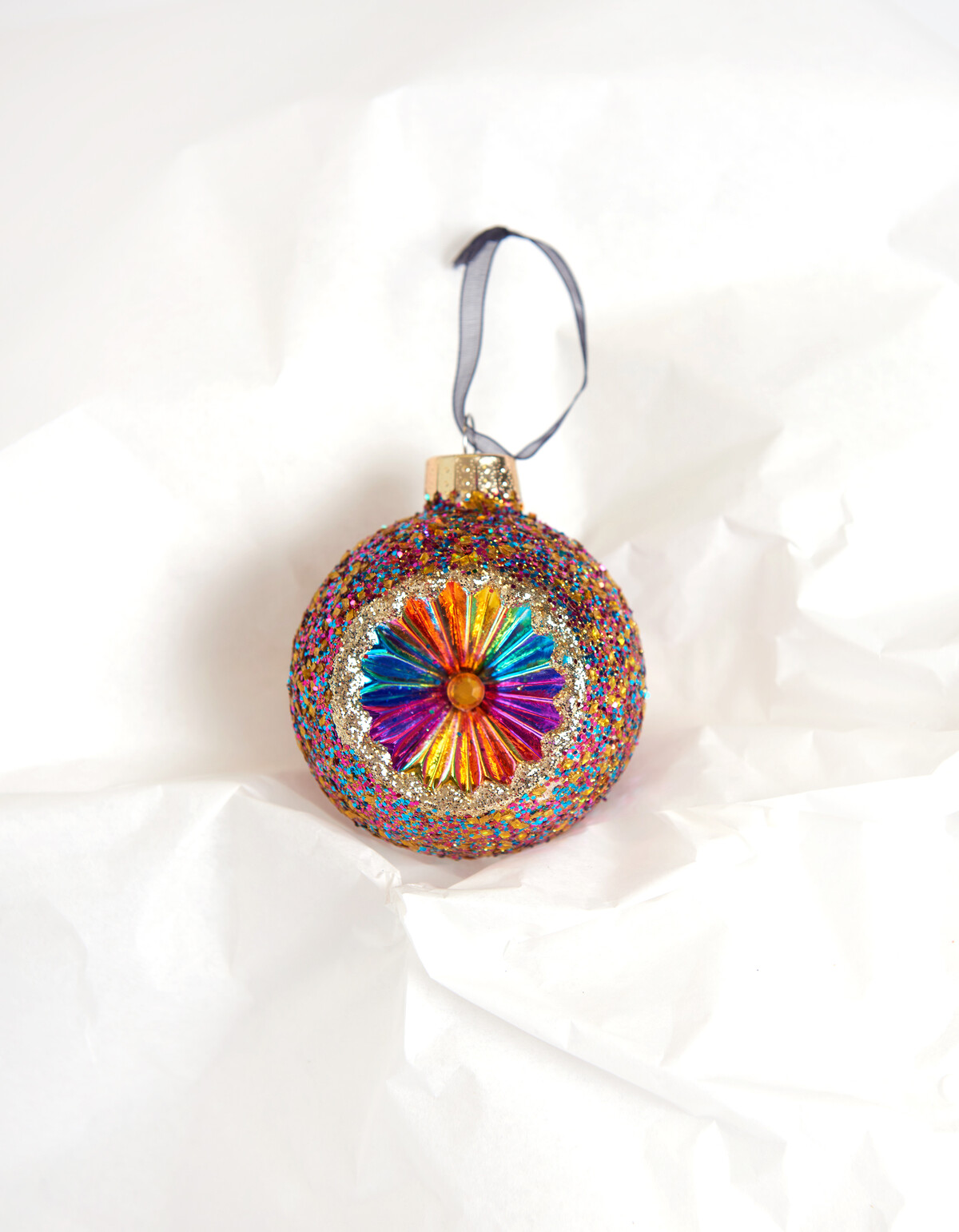 Glitter Reflector Kerstbal by Fred van Leer
