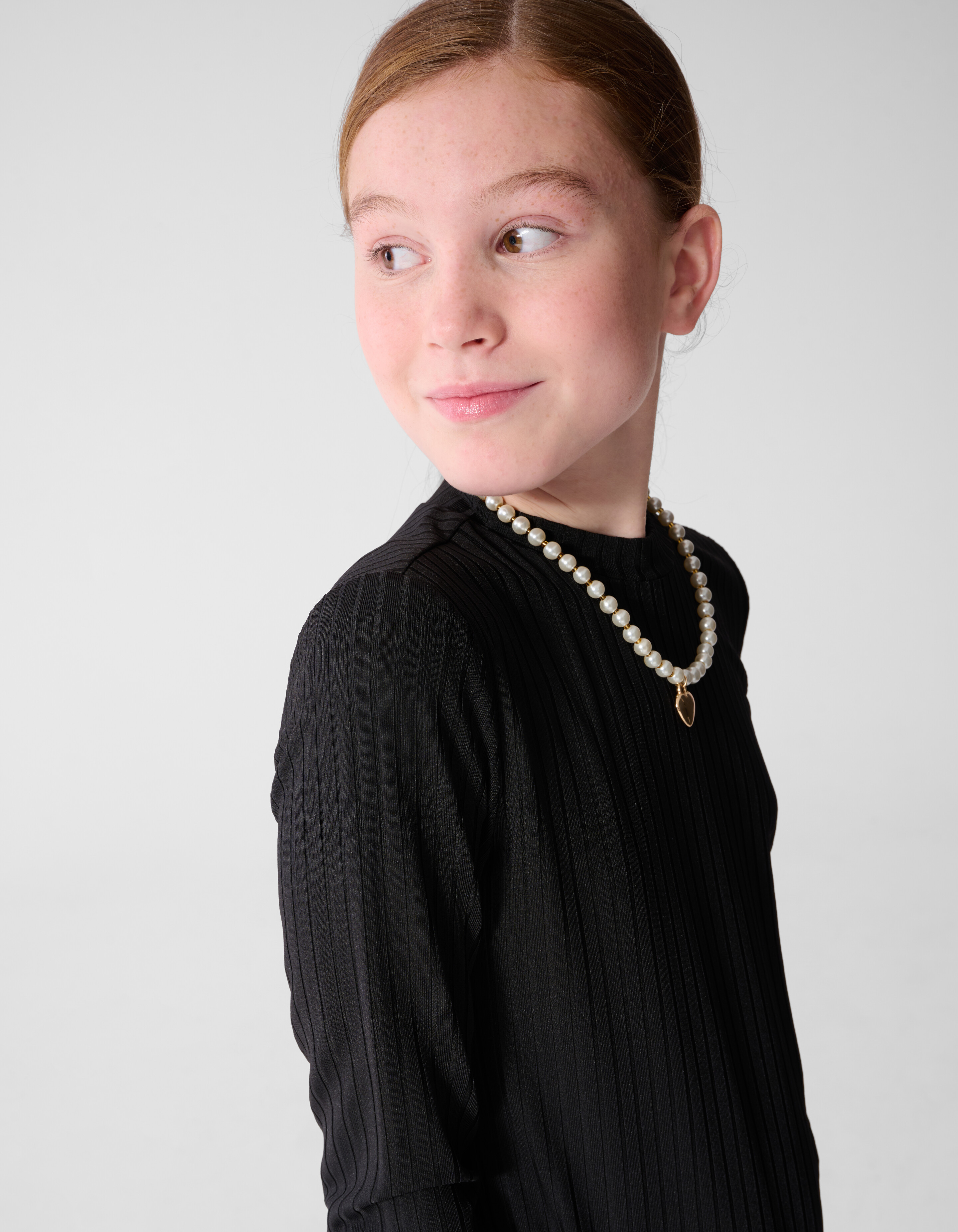 Rib Top Zwart SHOEBY GIRLS
