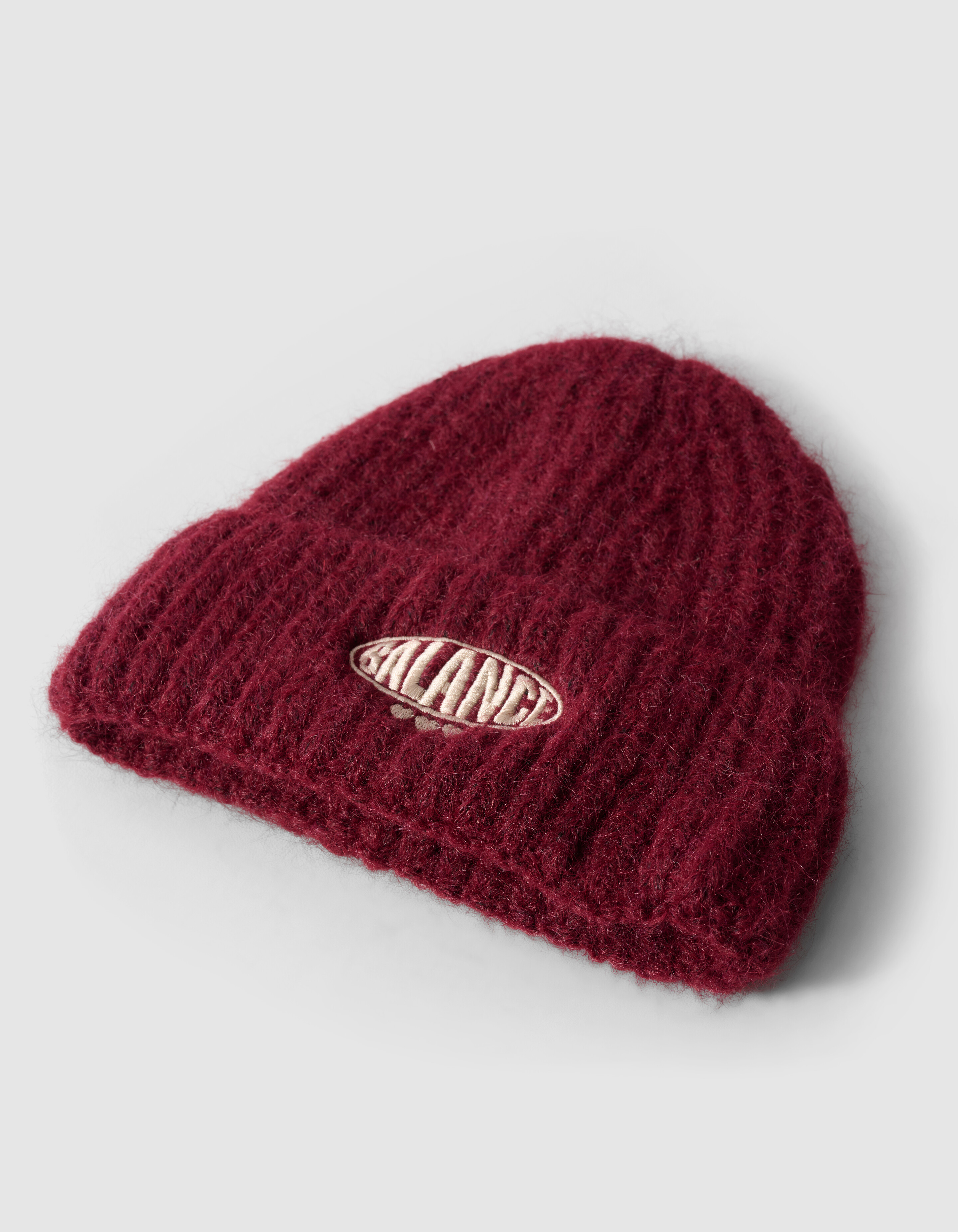 Logo Beanie Donkerrood SHOEBY ACCESSOIRES