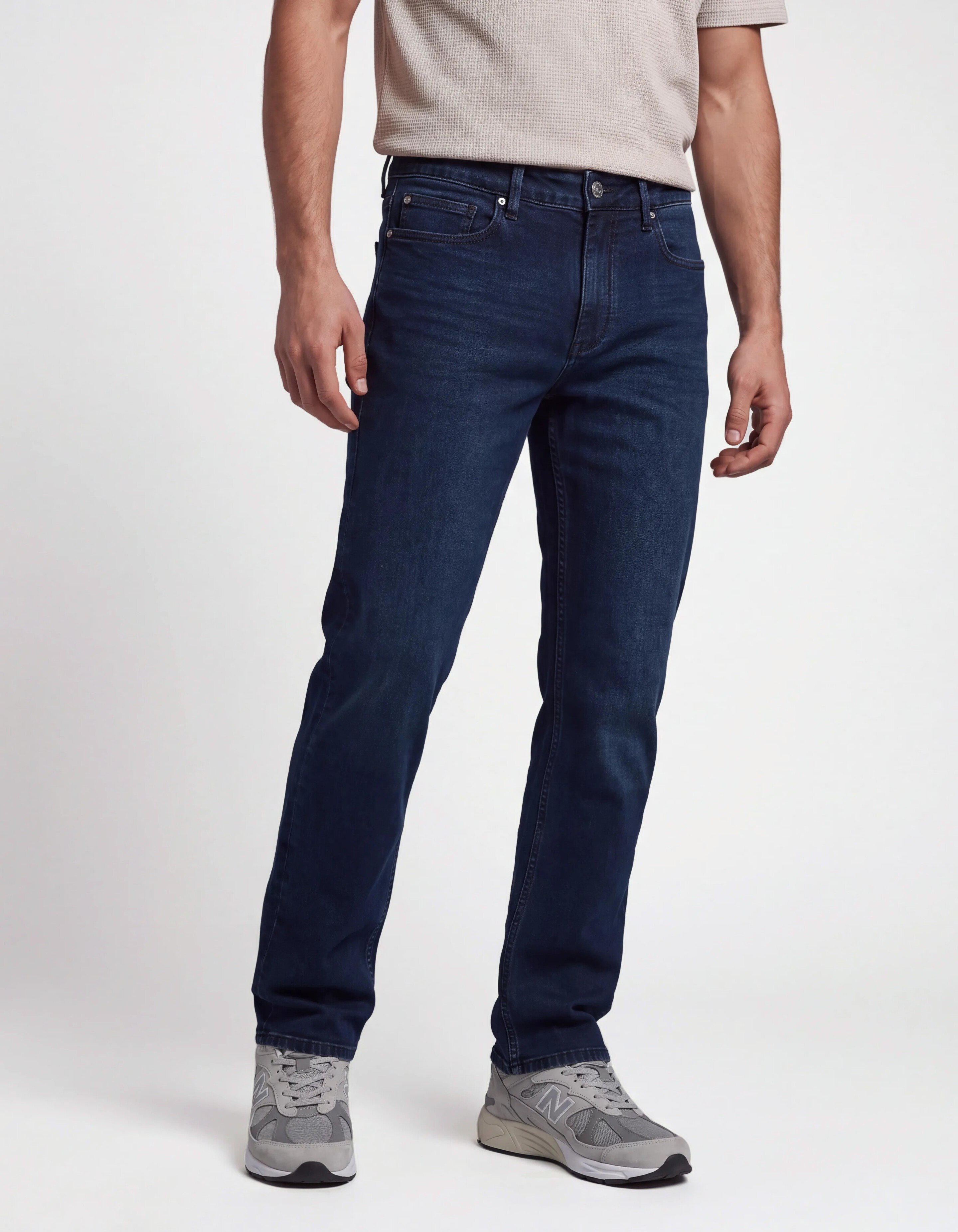 Slim Fit Jeans Blauw/Zwart L34 SHOEBY MEN