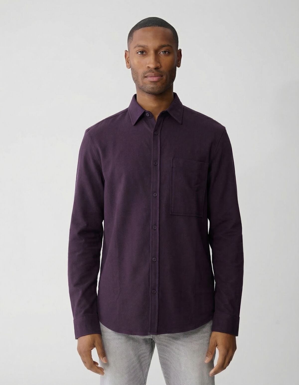 Keper Overhemd Donkerrood SHOEBY MEN