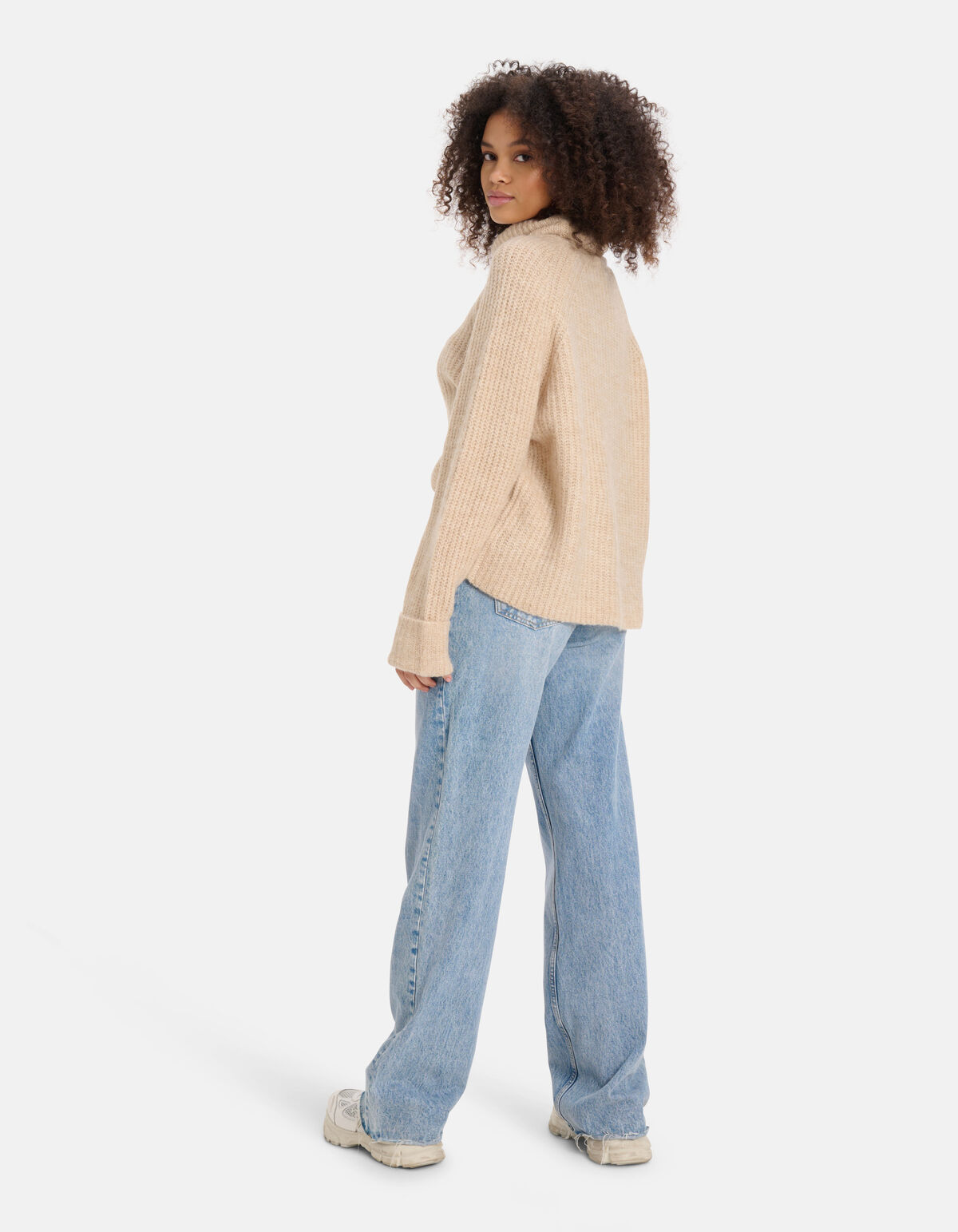 Grof Gebreide Coltrui Beige SHOEBY WOMEN