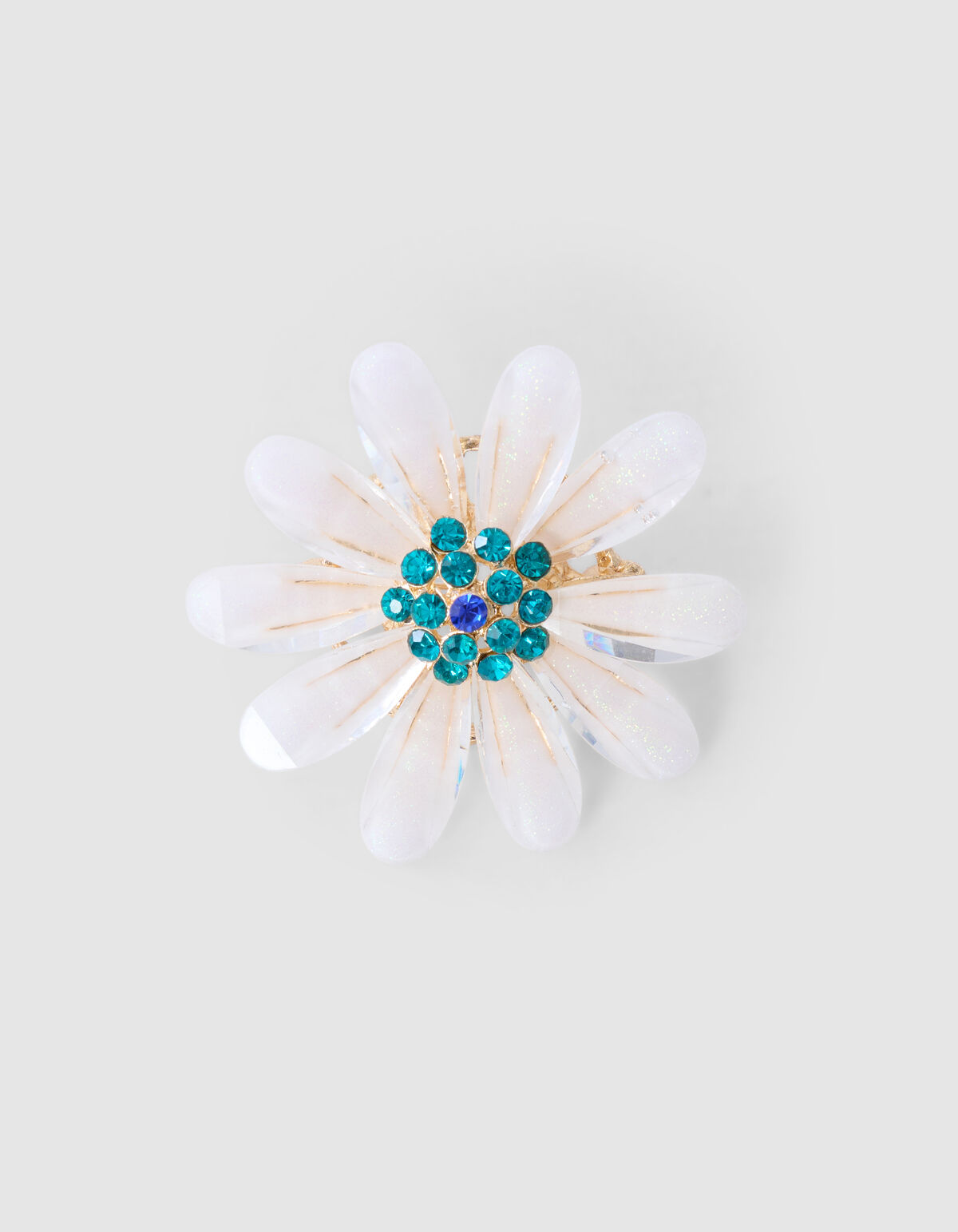 Broche Bloem Gebroken Wit SHOEBY ACCESSOIRES